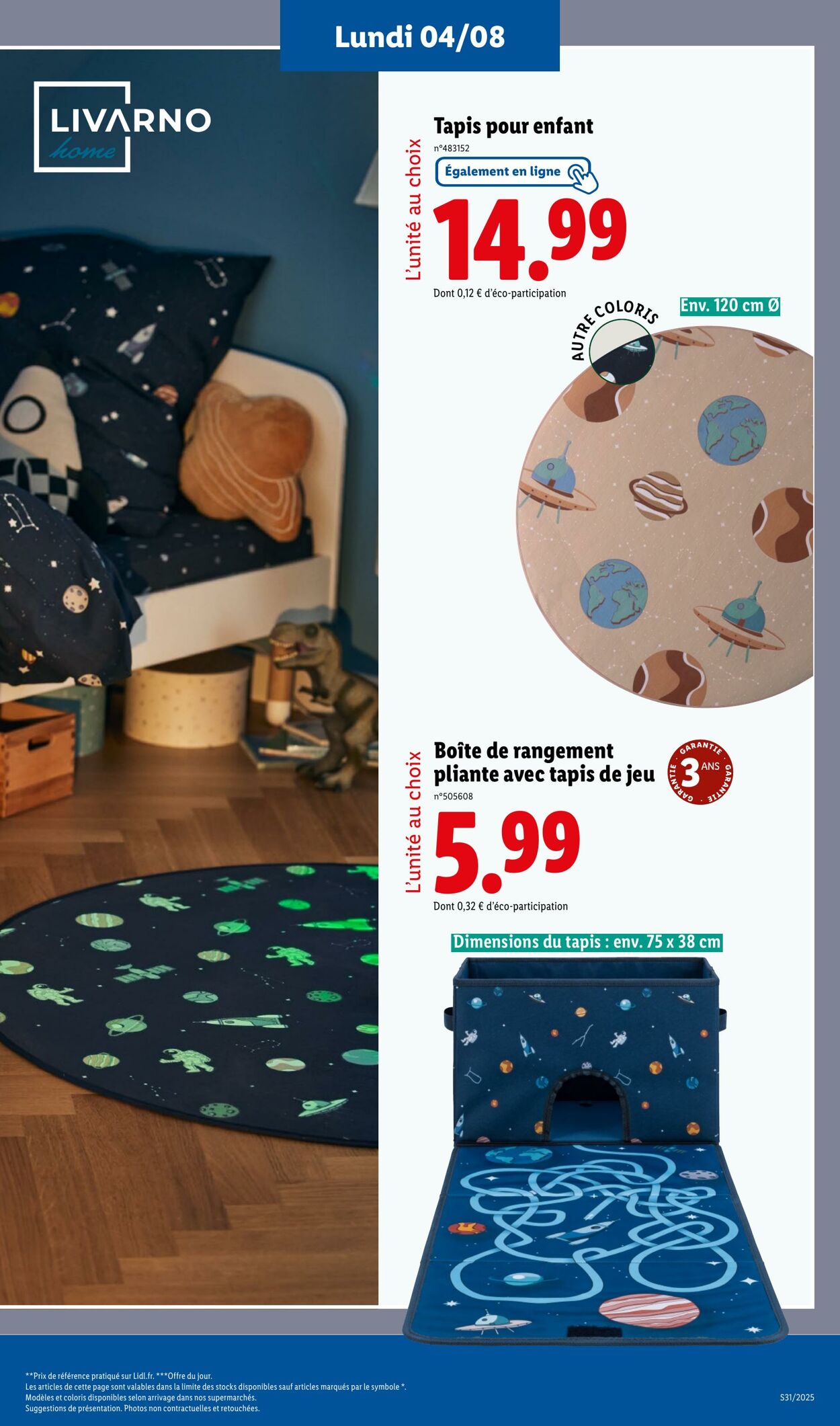 Catalogue Lidl 31.07.2025 - 04.08.2025