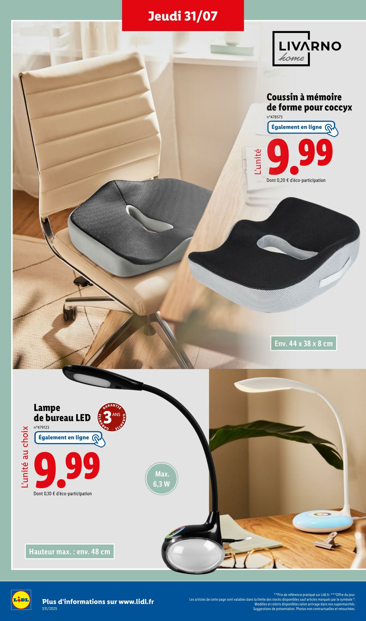 Catalogue Lidl 31.07.2025 - 04.08.2025