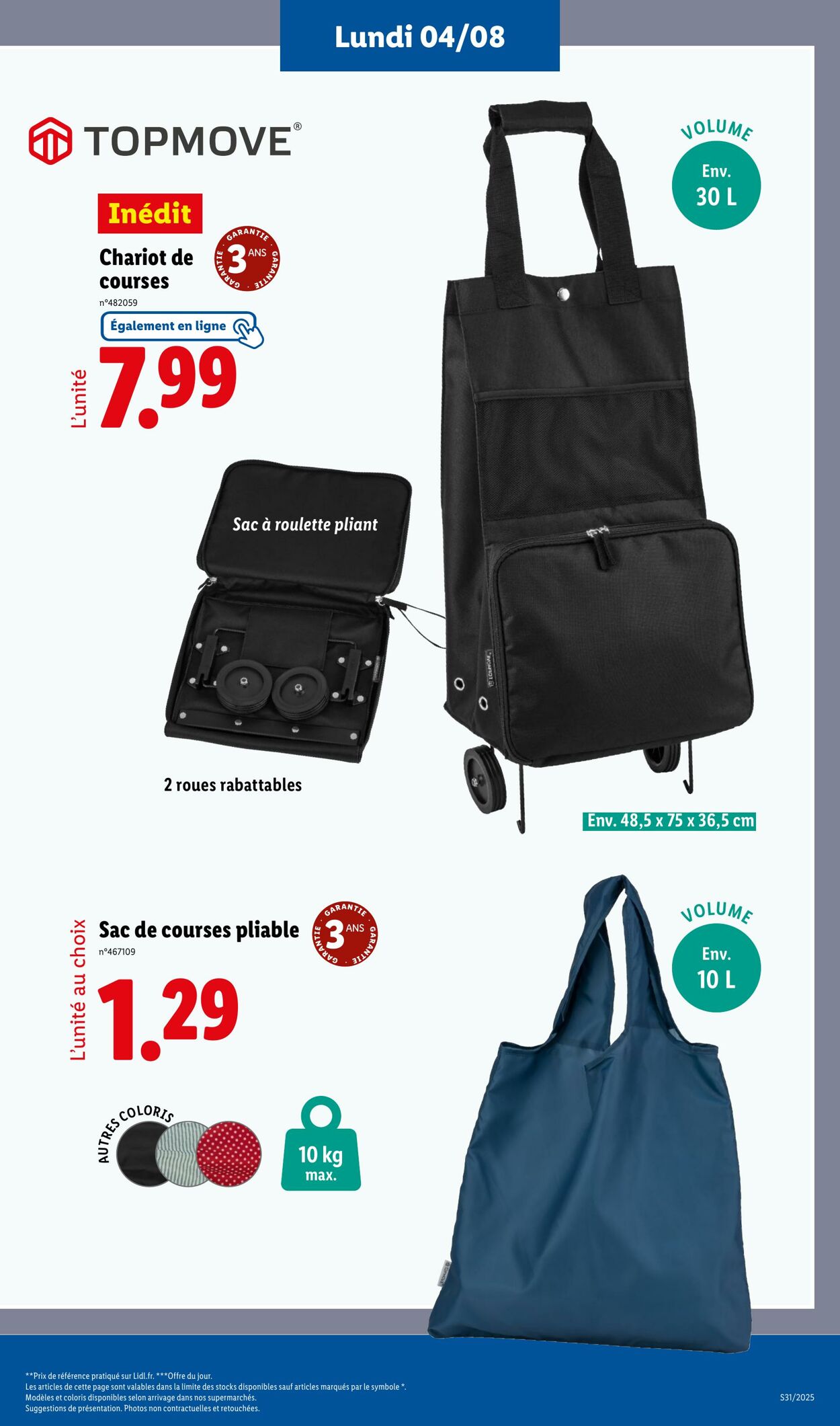 Catalogue Lidl 31.07.2025 - 04.08.2025