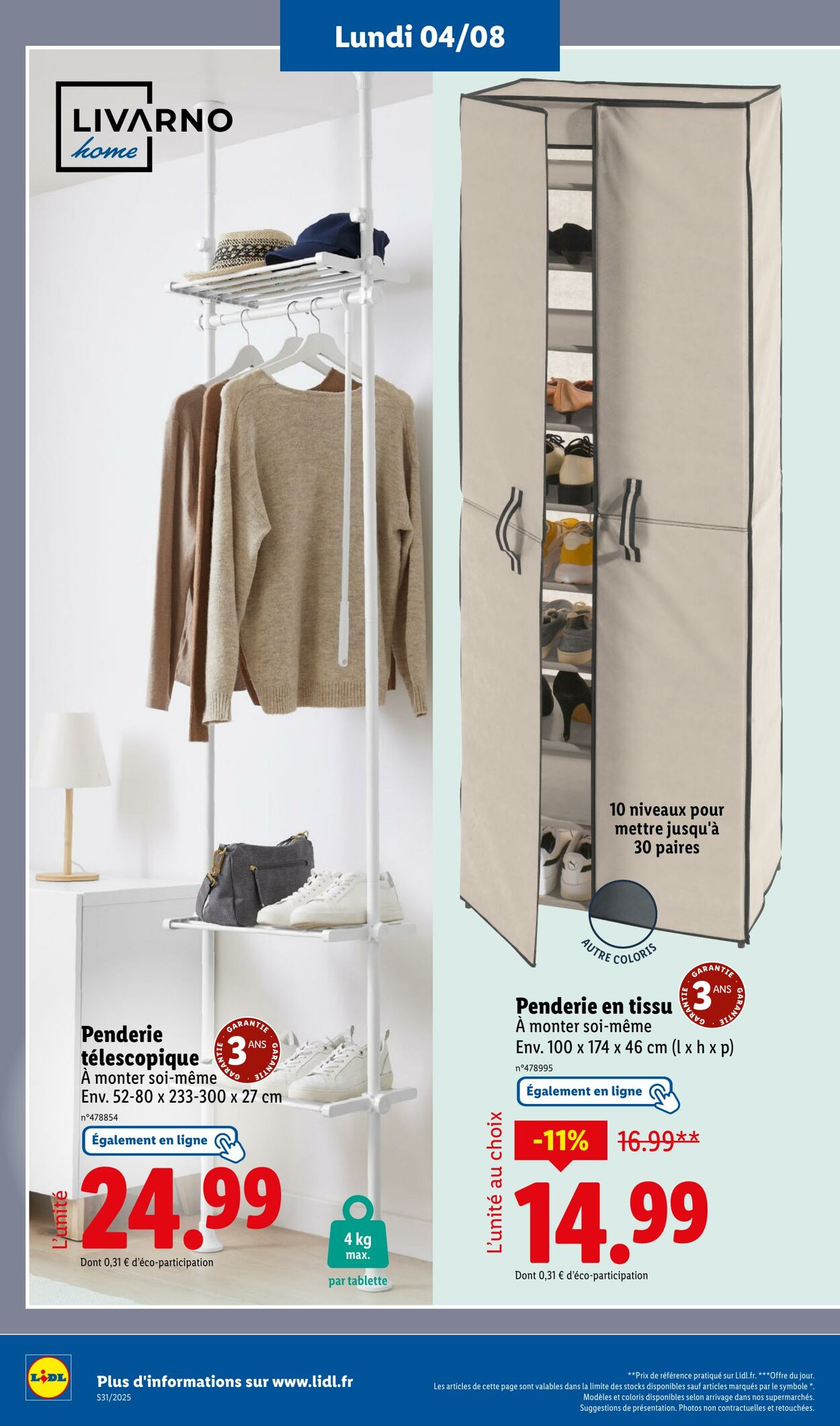 Catalogue Lidl 31.07.2025 - 04.08.2025