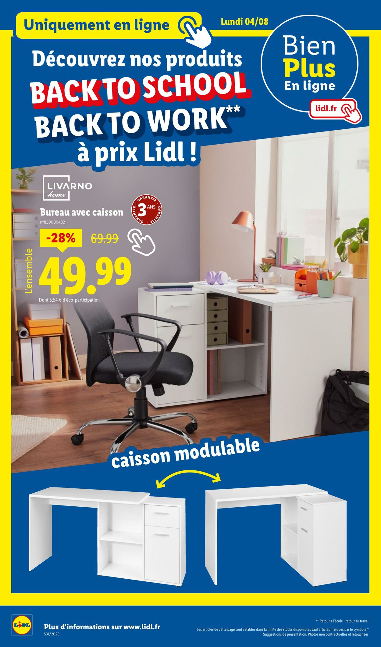 Catalogue Lidl 31.07.2025 - 04.08.2025
