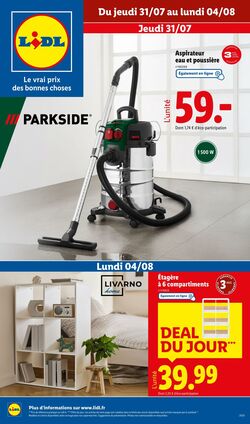 Catalogue Lidl 31.07.2025 - 04.08.2025