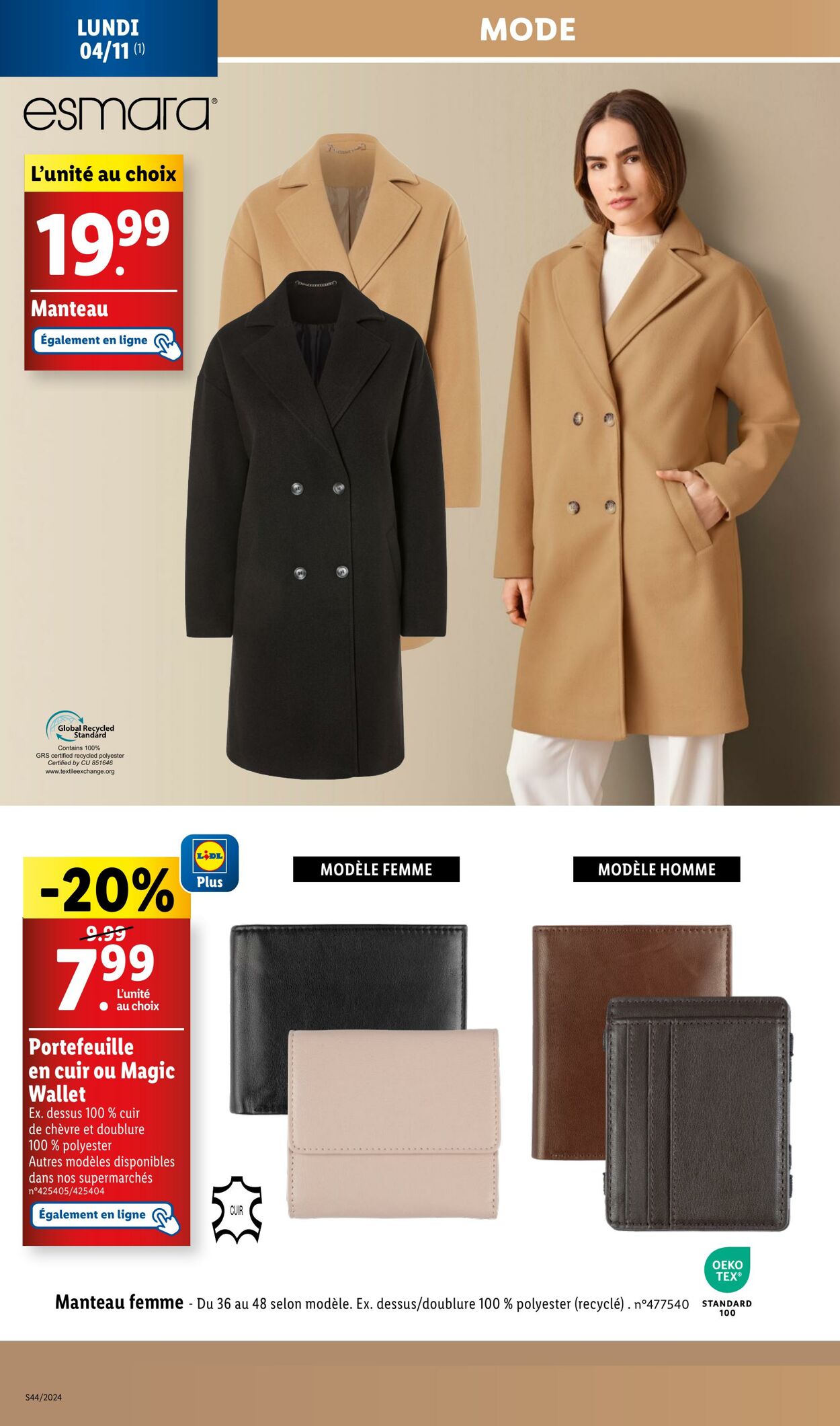 Catalogue Lidl 04.11.2024 - 07.11.2024