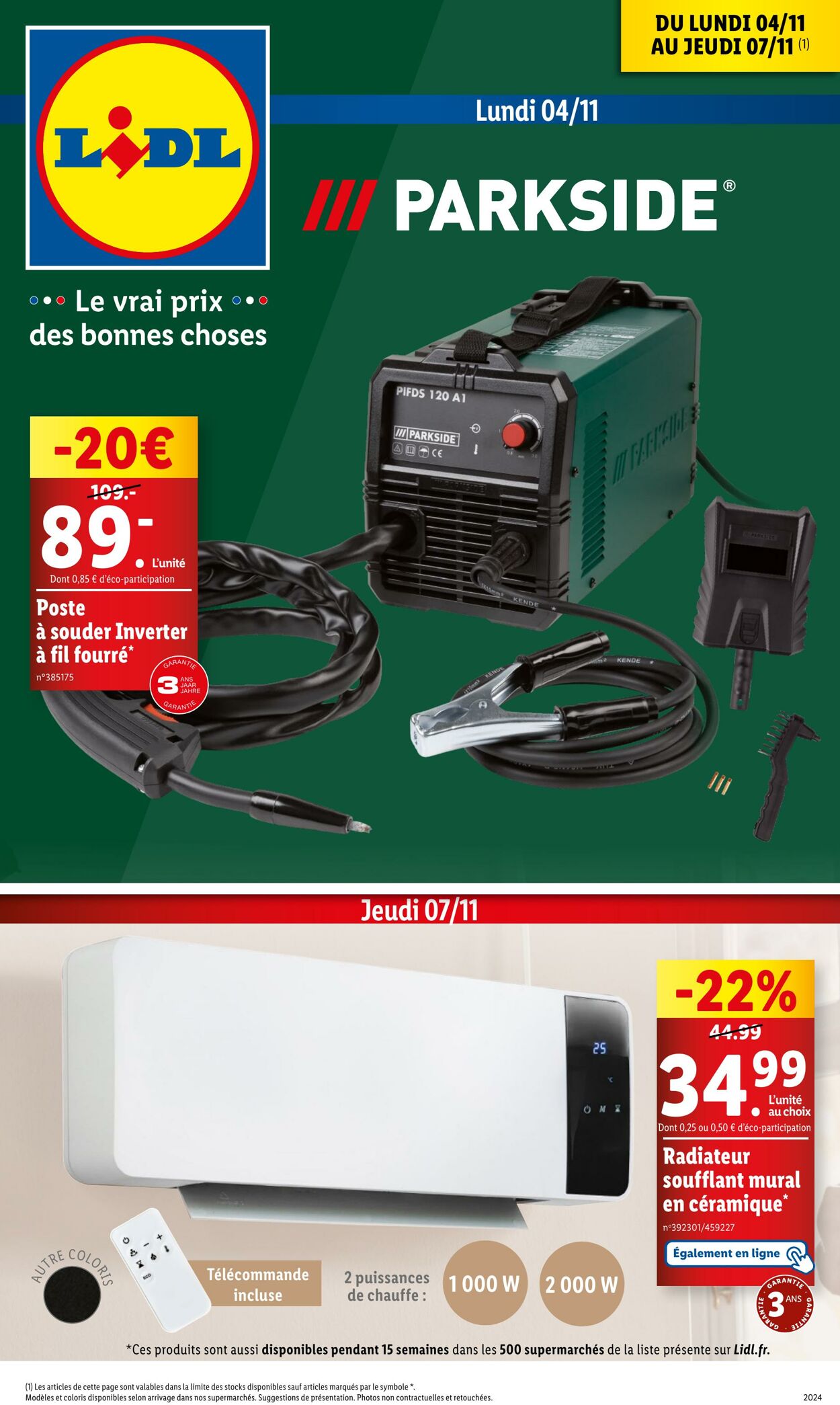 Catalogue Lidl 04.11.2024 - 07.11.2024