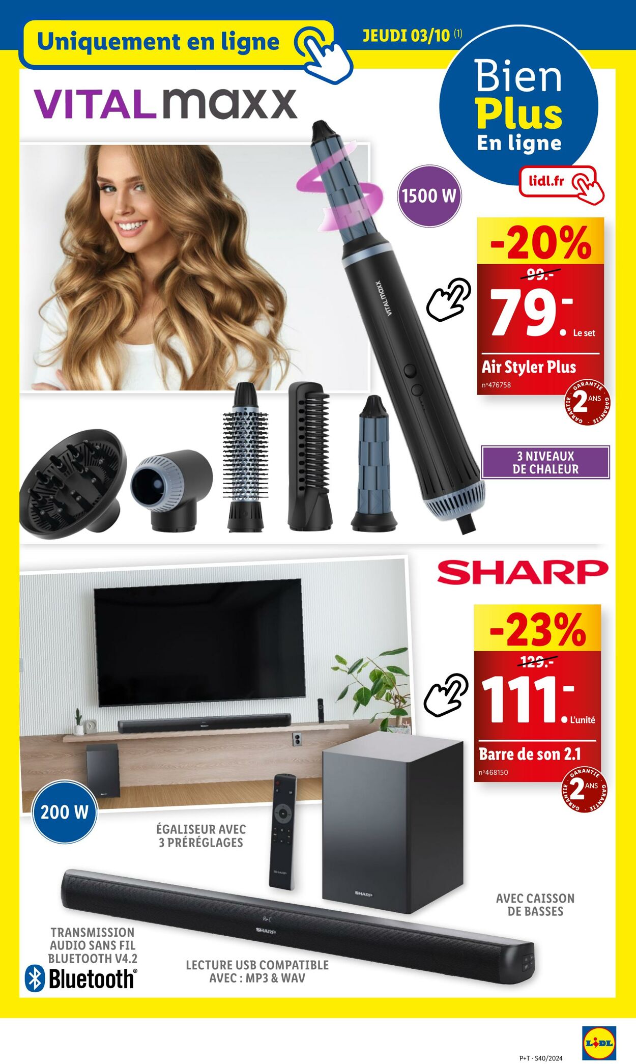 Catalogue Lidl 03.10.2024 - 07.10.2024