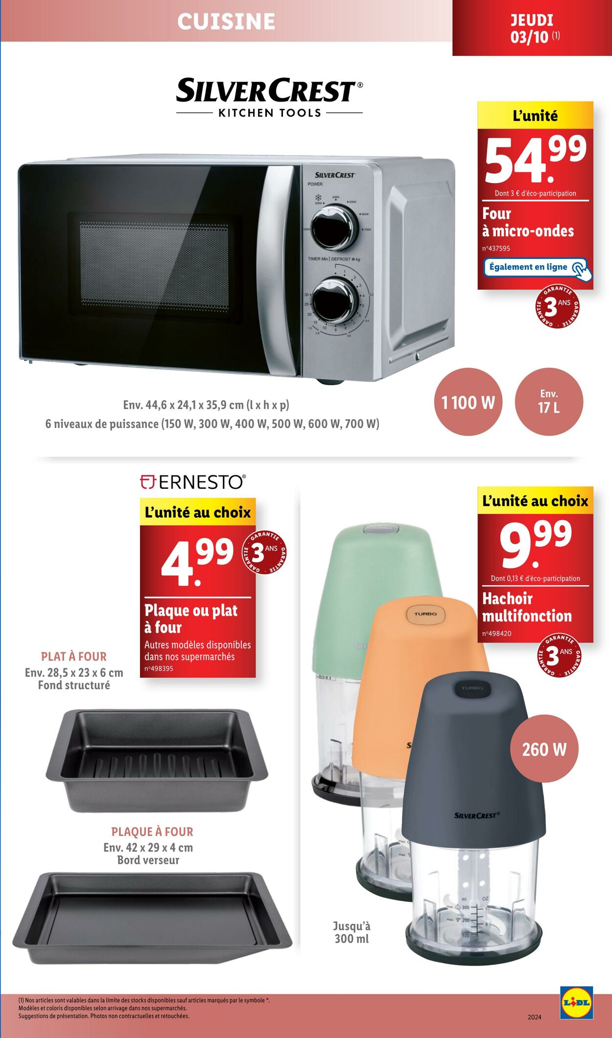 Catalogue Lidl 03.10.2024 - 07.10.2024