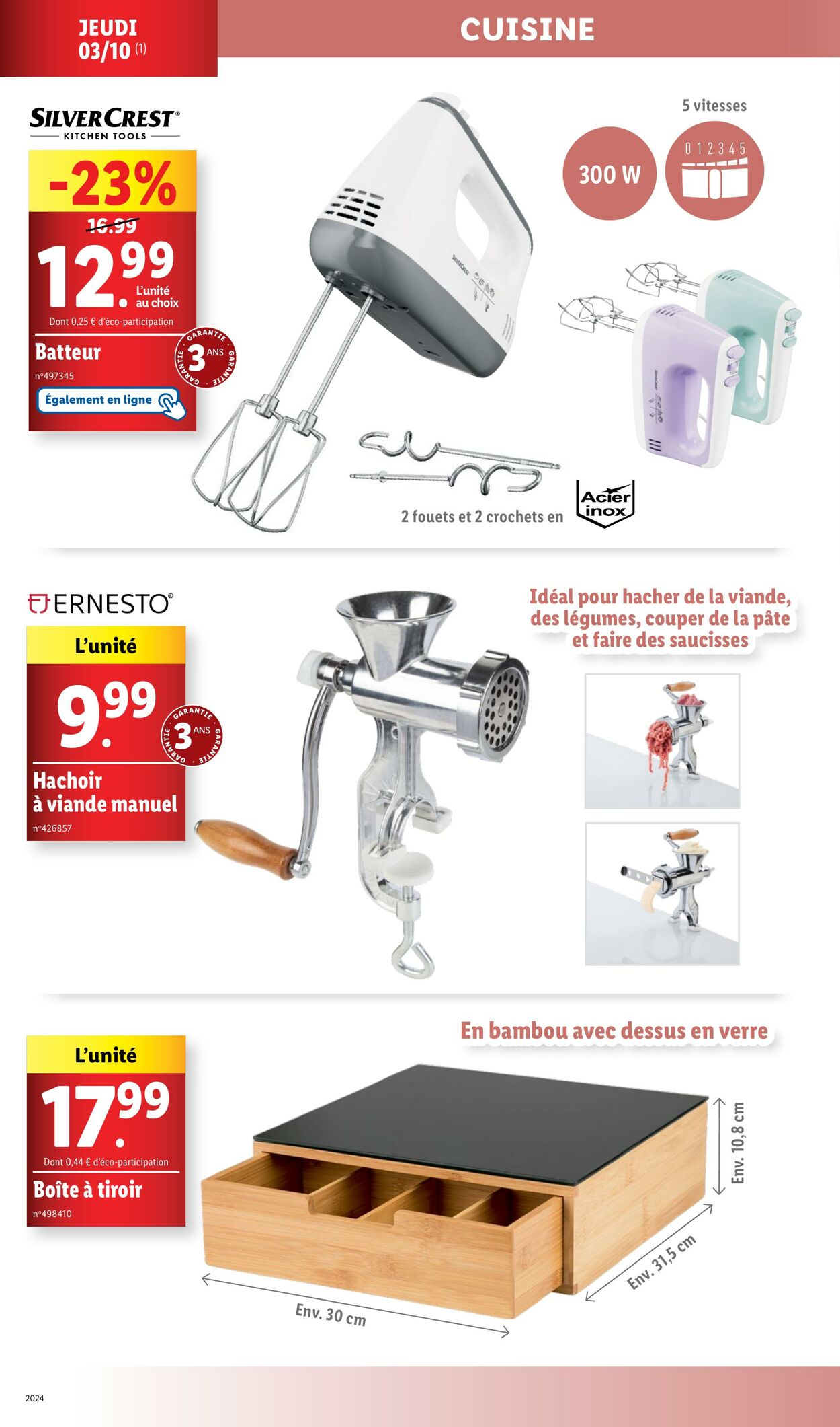 Catalogue Lidl 03.10.2024 - 07.10.2024