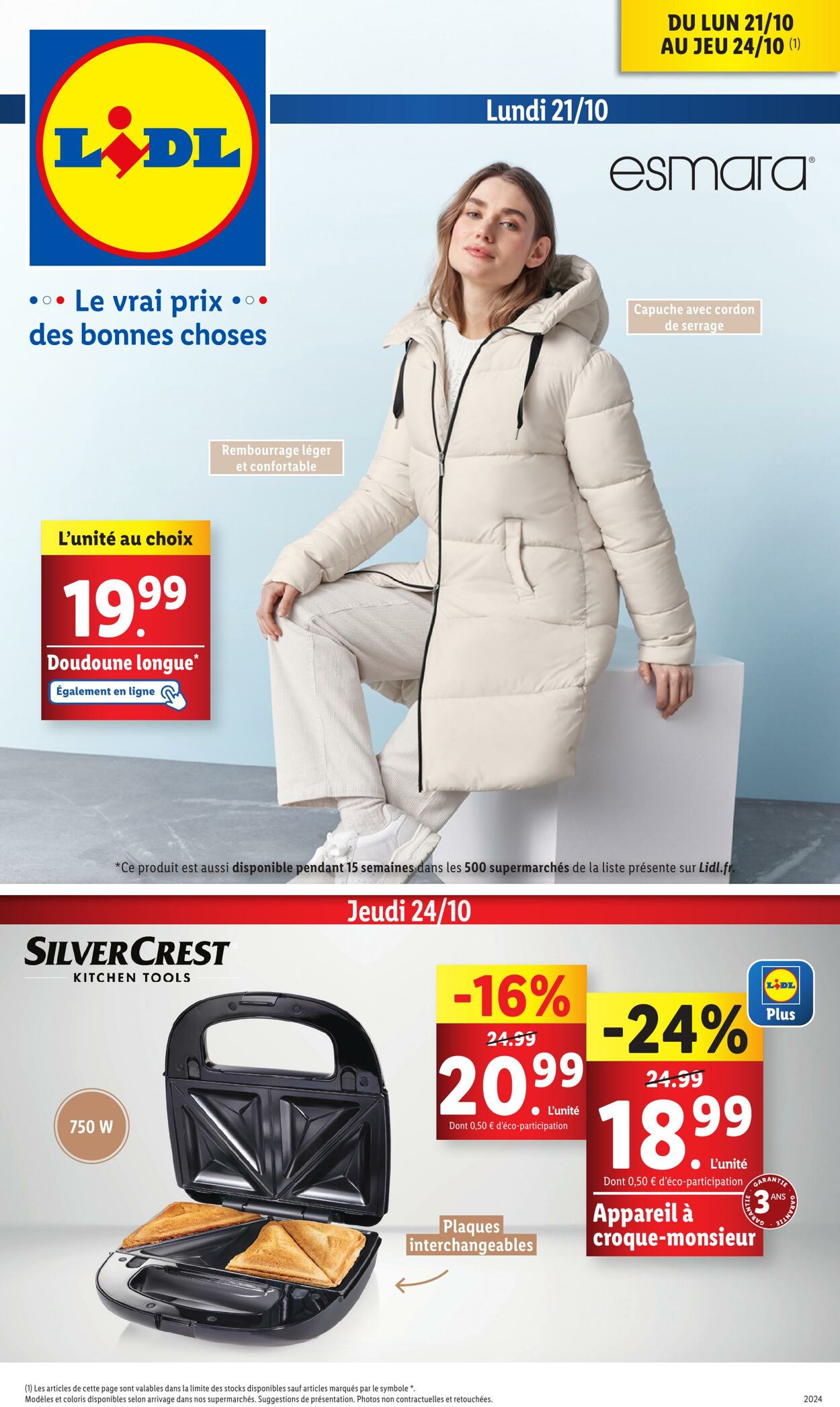 Catalogue Lidl - Les bonnes affaires de la semaine 21 oct. 2024 - 24 oct. 2024