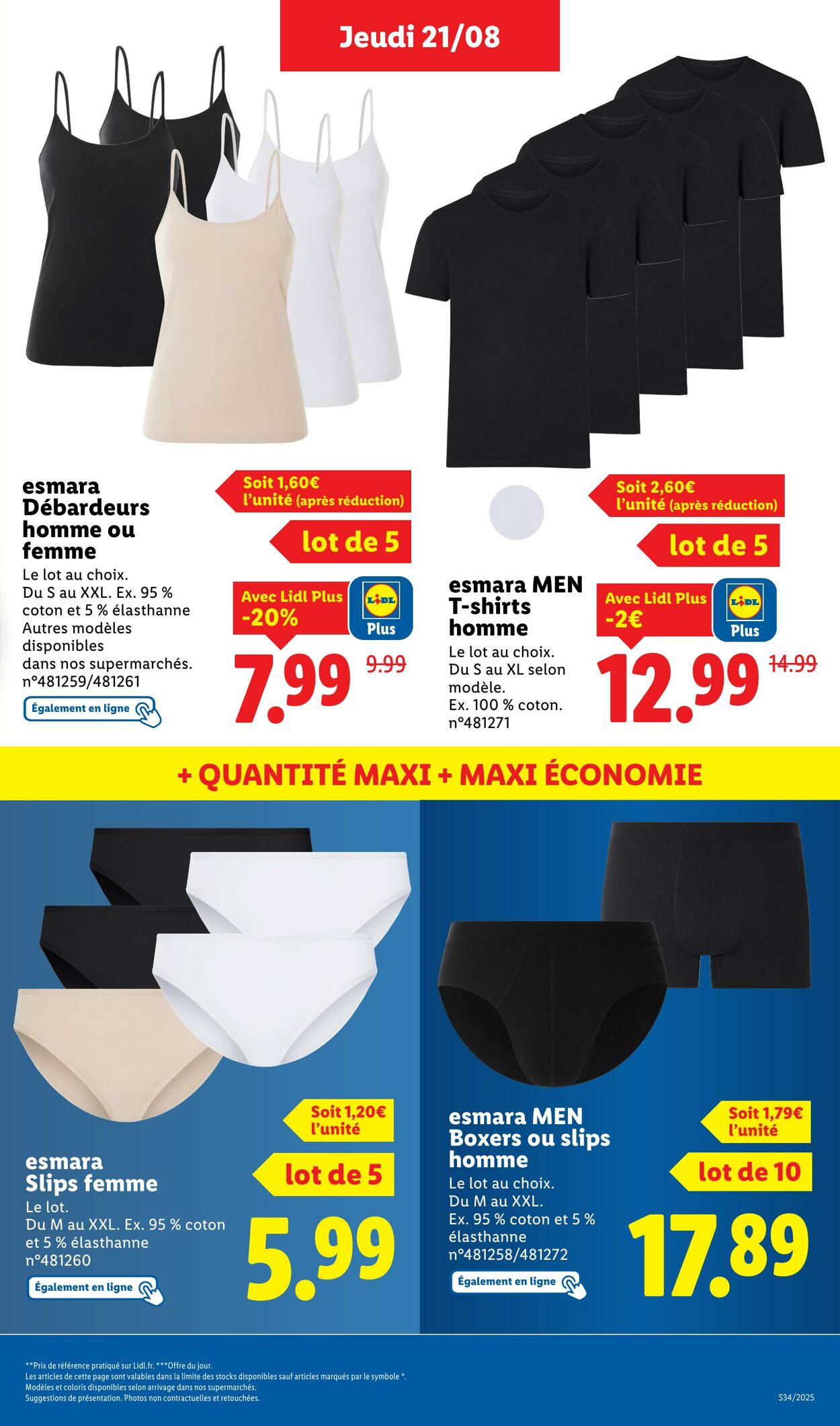 Catalogue Lidl 18.08.2025 - 21.08.2025