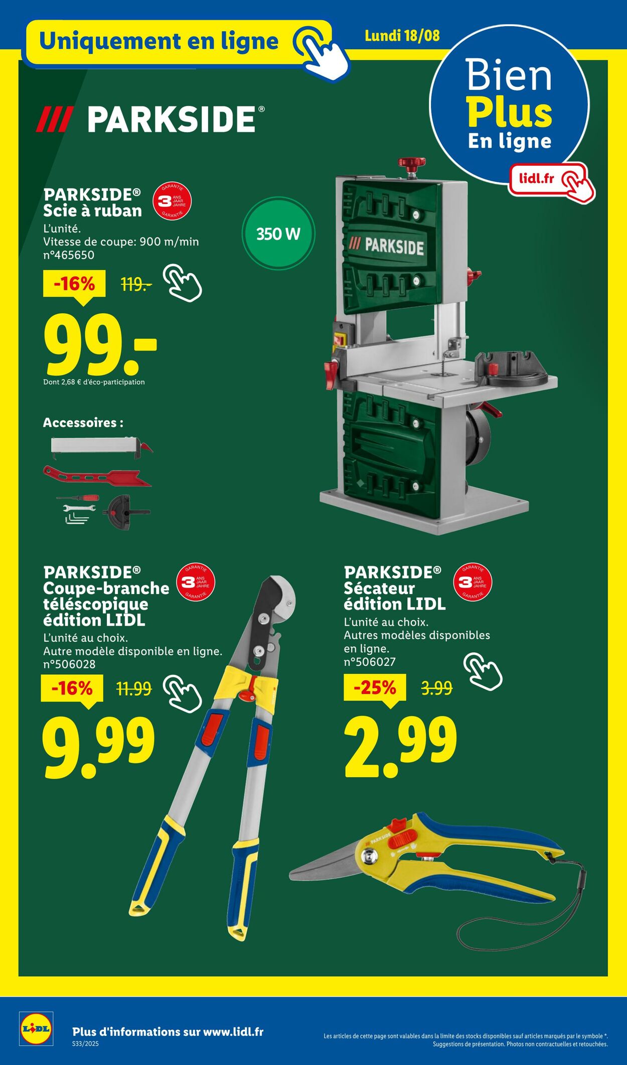 Catalogue Lidl 18.08.2025 - 21.08.2025