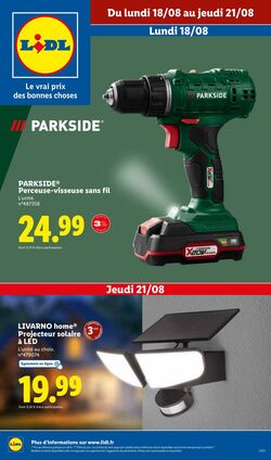Catalogue Lidl 18.08.2025 - 21.08.2025