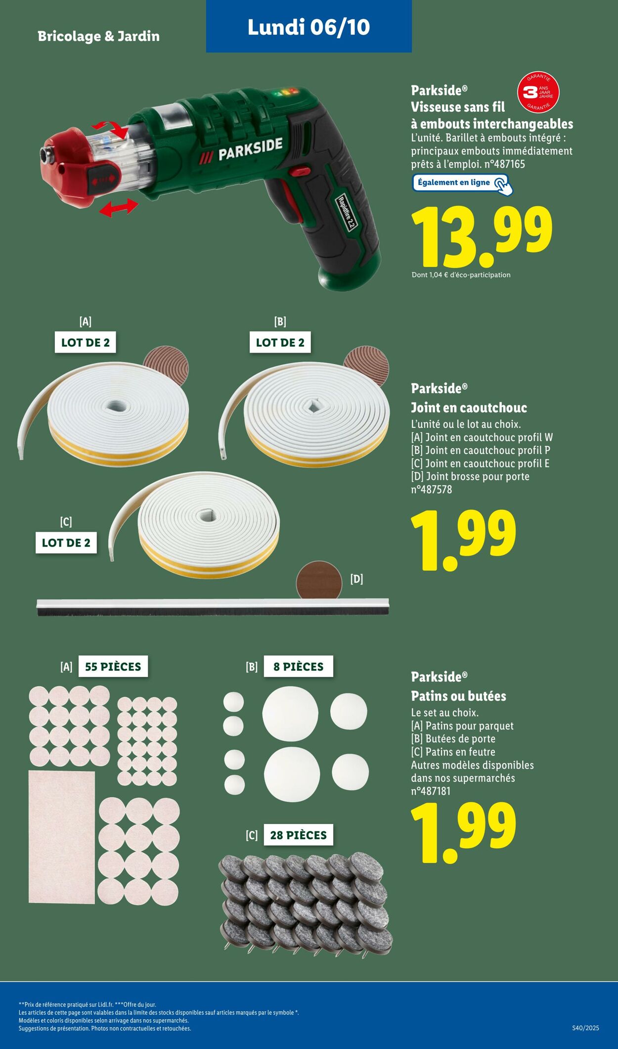 Catalogue Lidl 02.10.2025 - 06.10.2025
