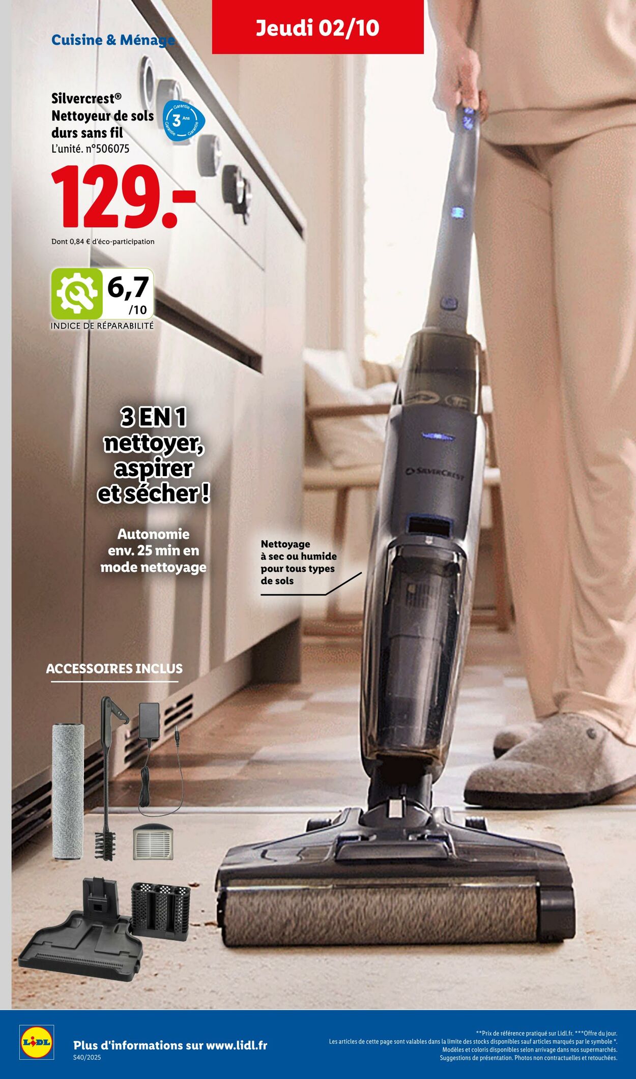 Catalogue Lidl 02.10.2025 - 06.10.2025
