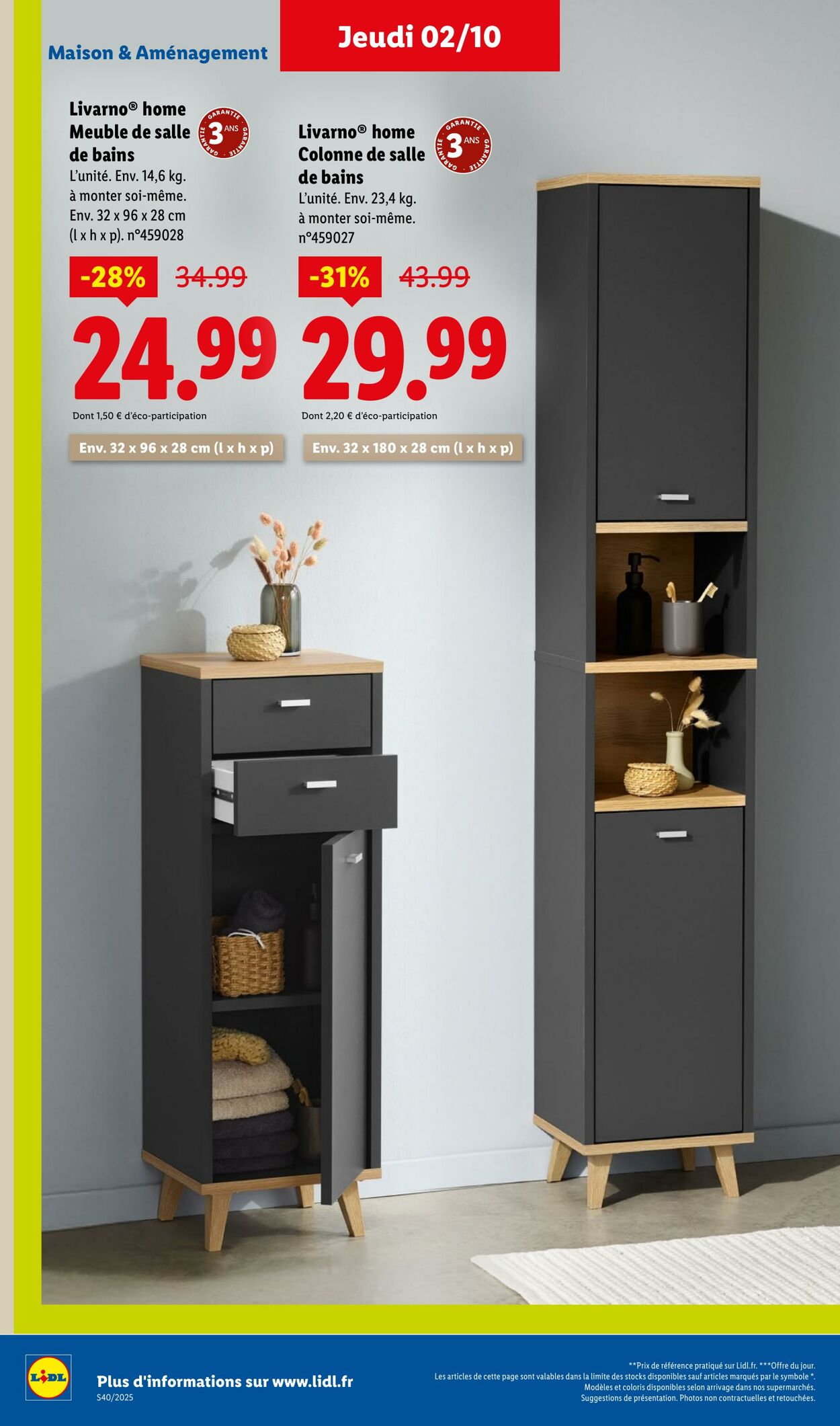 Catalogue Lidl 02.10.2025 - 06.10.2025