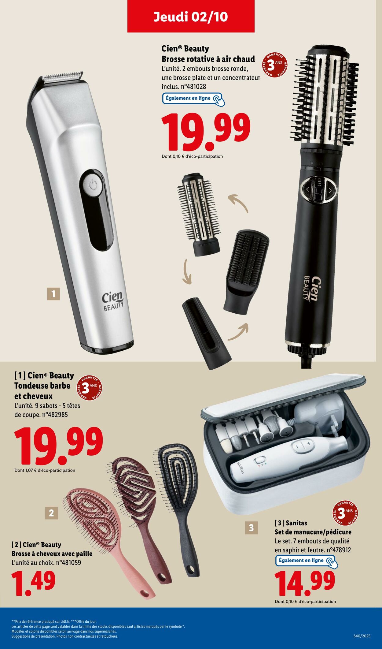 Catalogue Lidl 02.10.2025 - 06.10.2025
