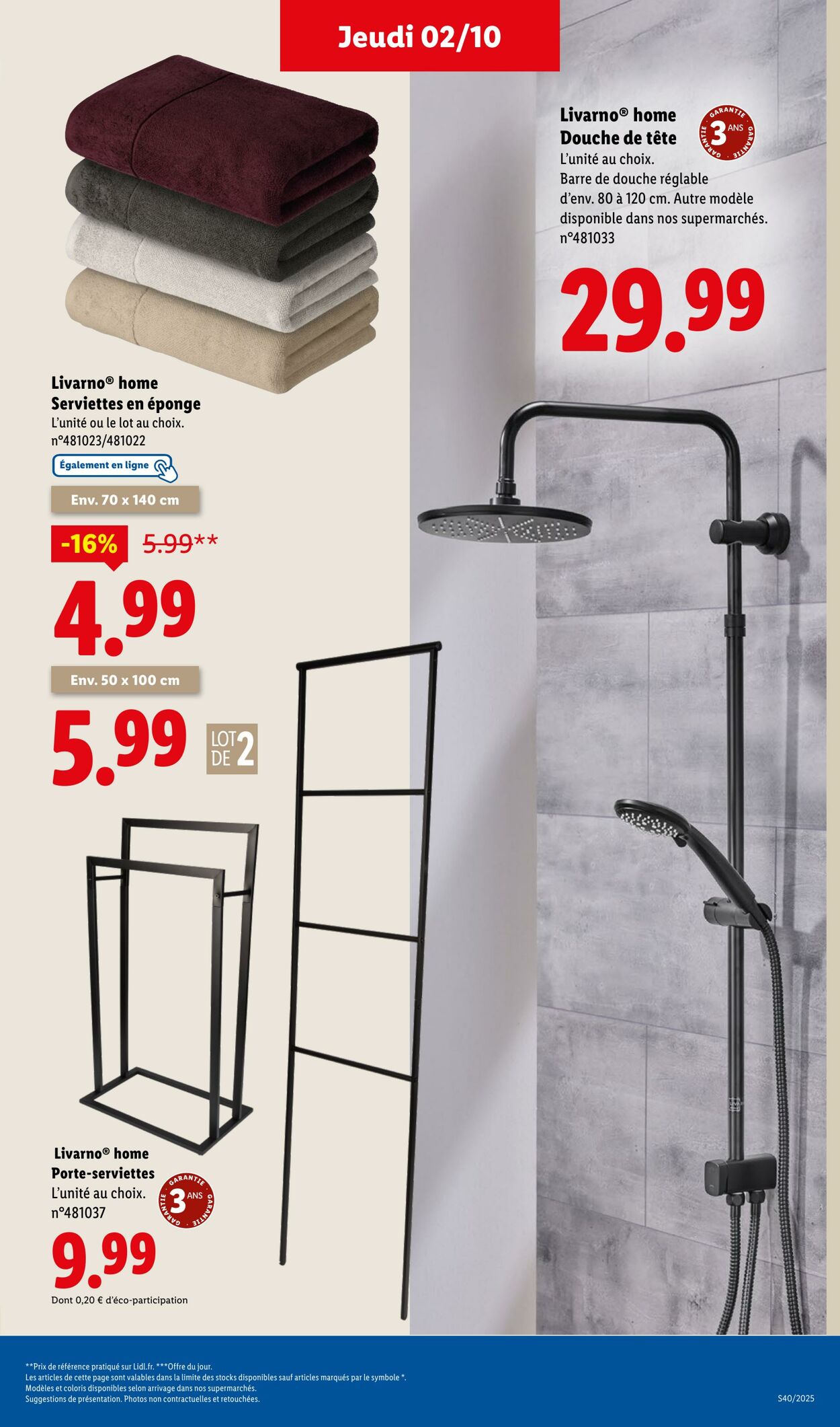 Catalogue Lidl 02.10.2025 - 06.10.2025
