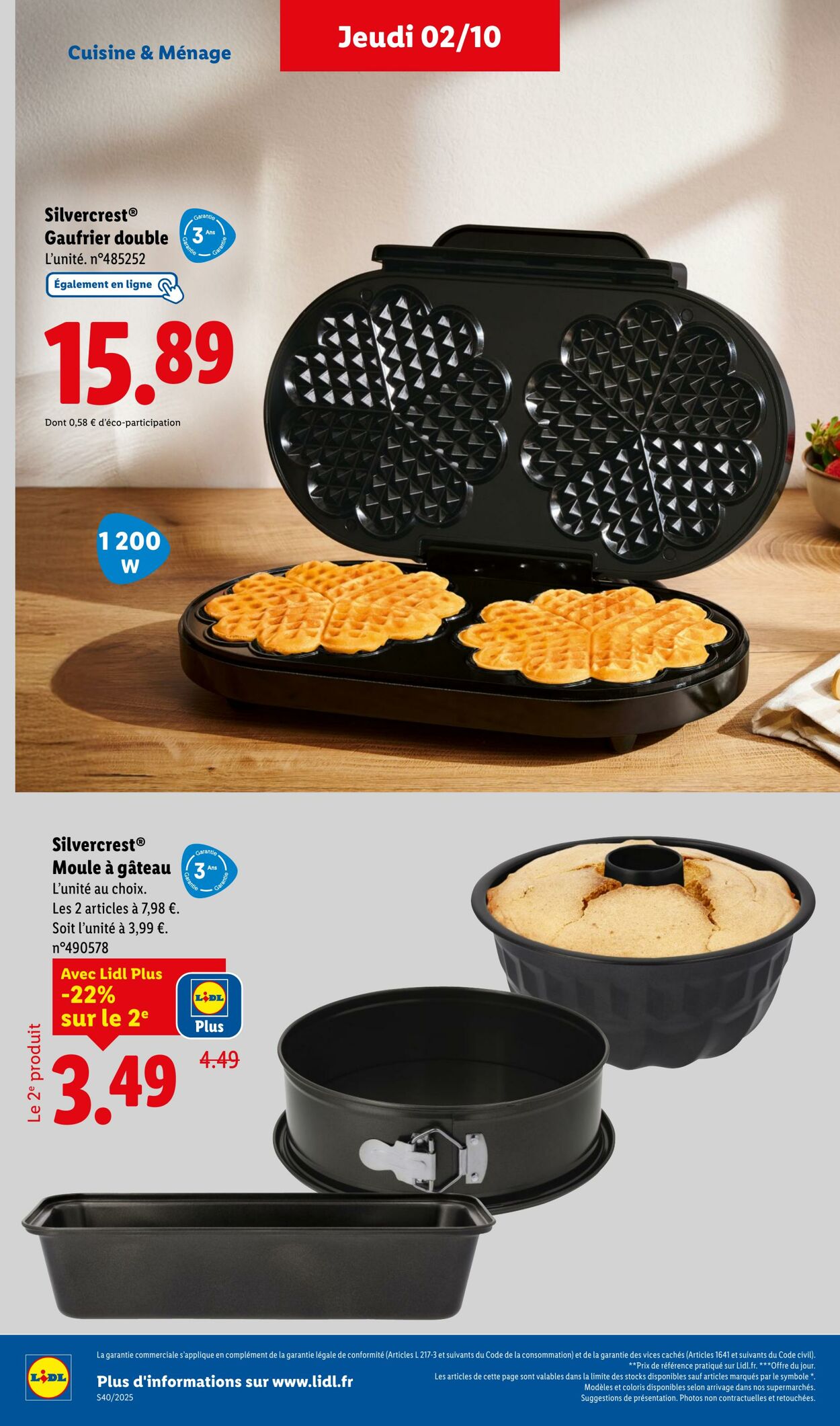 Catalogue Lidl 02.10.2025 - 06.10.2025