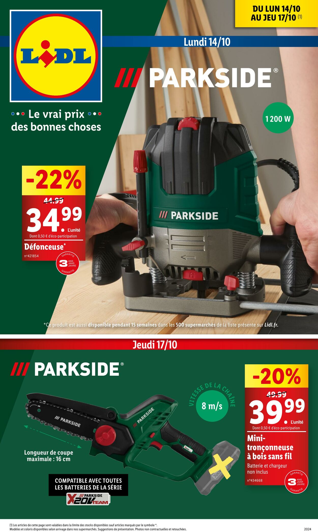 Catalogue Lidl 14.10.2024 - 17.10.2024