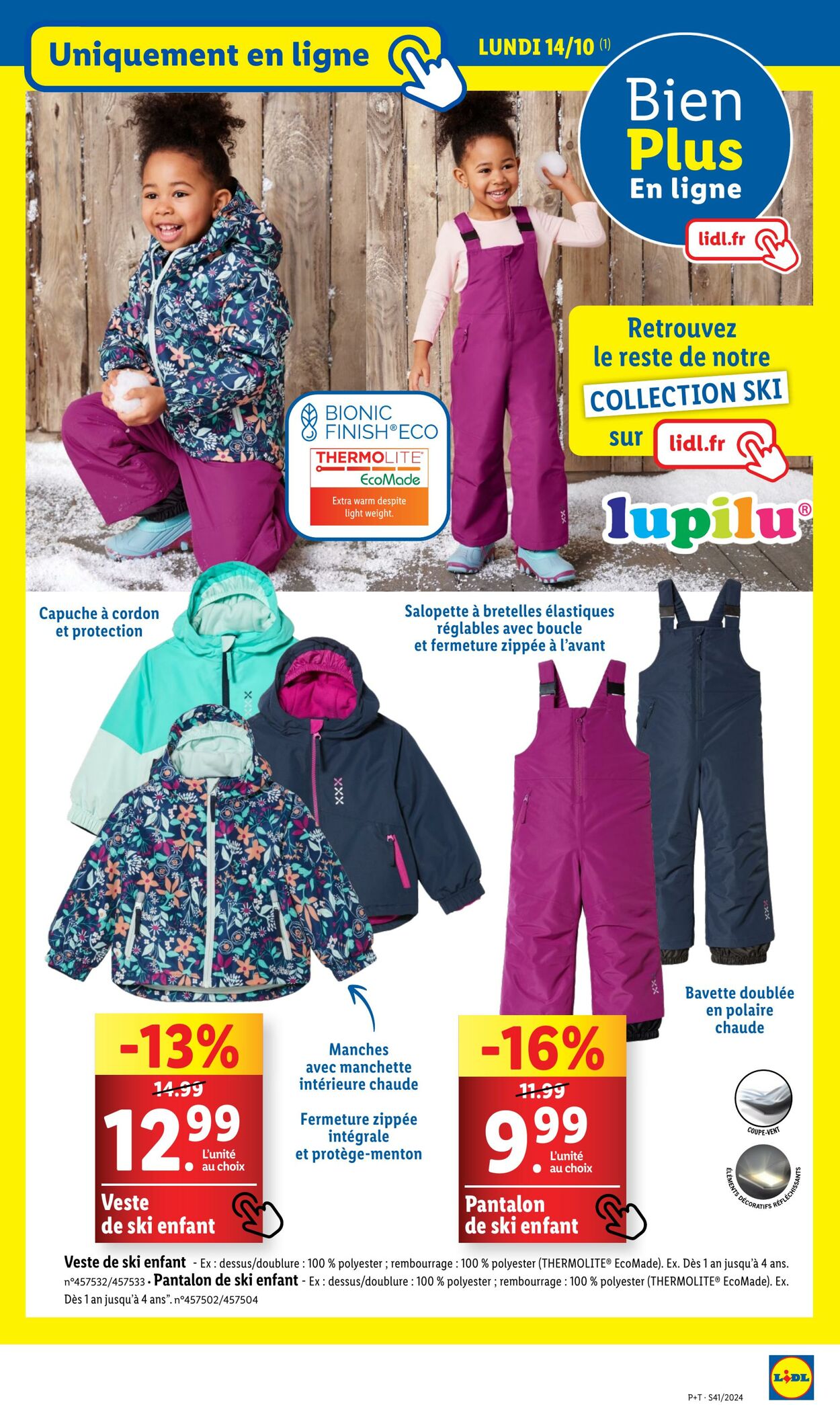 Catalogue Lidl 14.10.2024 - 17.10.2024