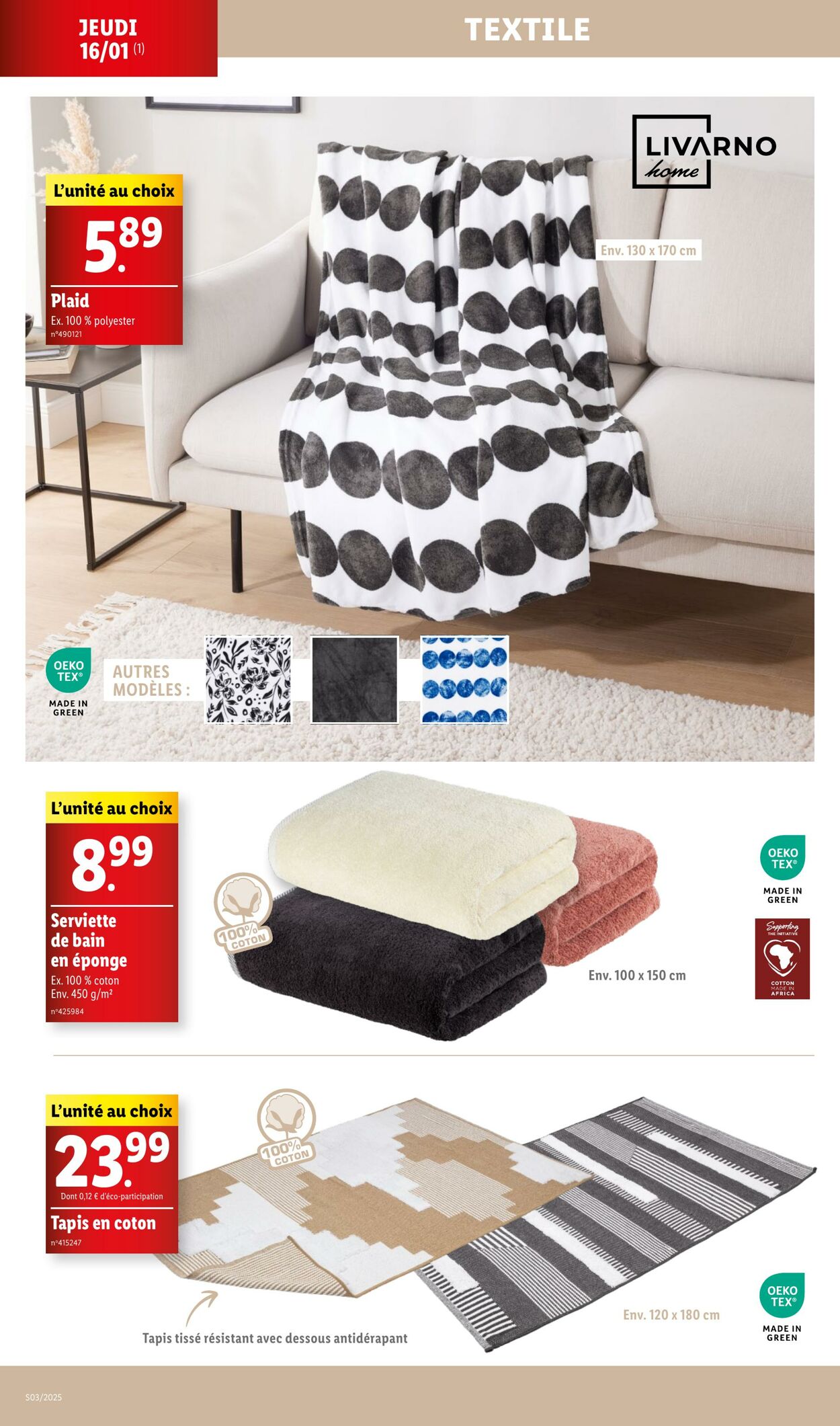 Catalogue Lidl 13.01.2025 - 16.01.2025