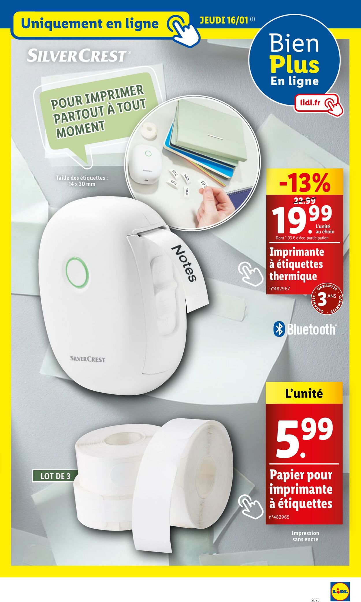 Catalogue Lidl 13.01.2025 - 16.01.2025