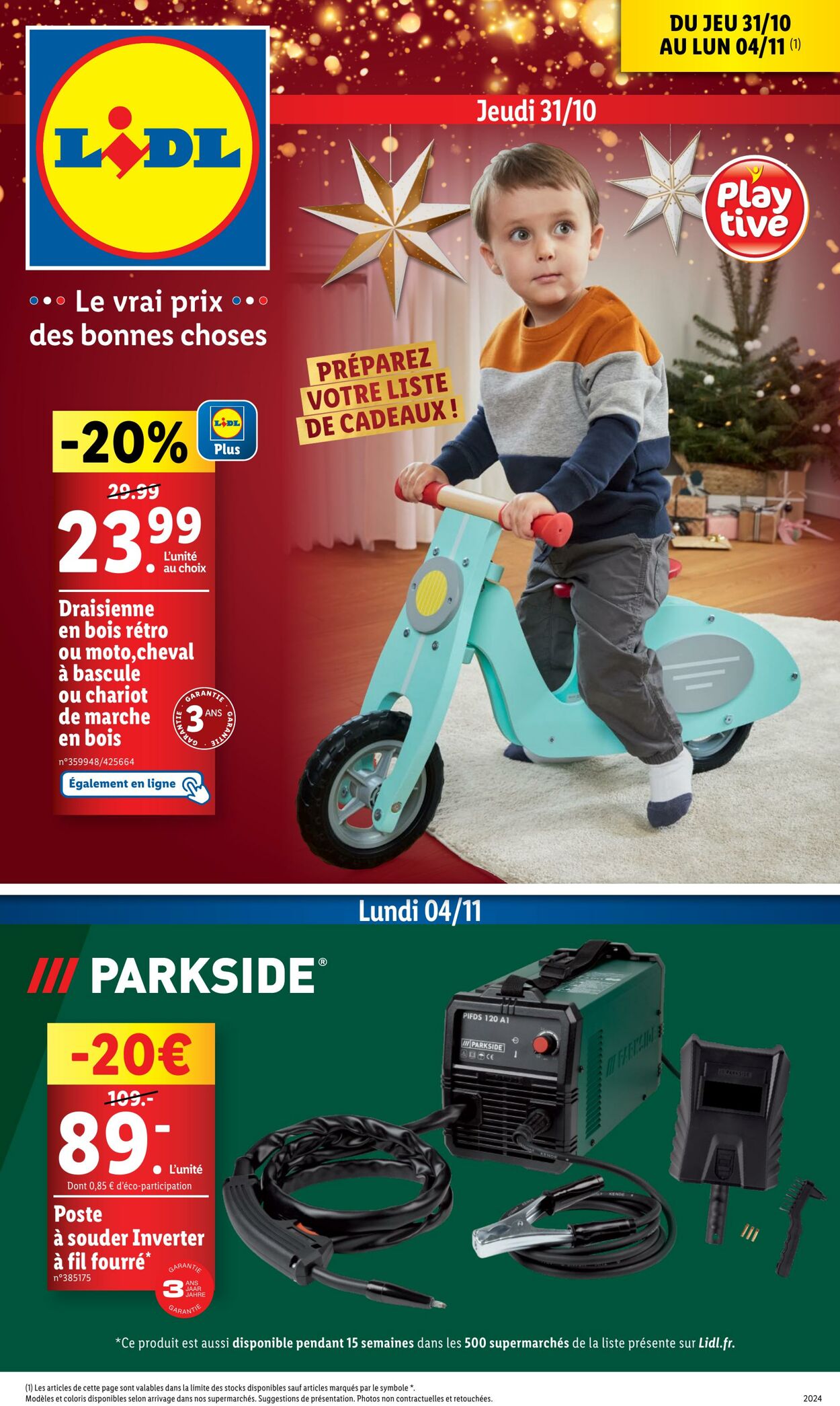 Catalogue Lidl 31.10.2024 - 04.11.2024