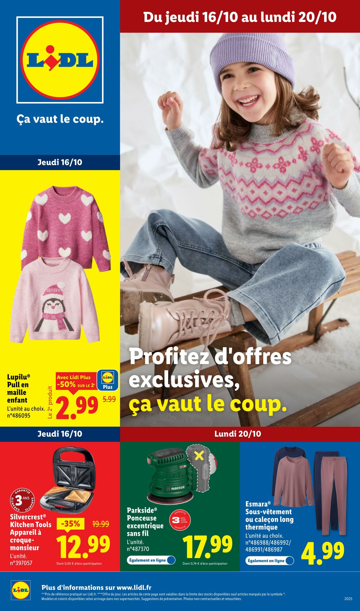 Catalogue Lidl 16.10.2025 - 20.10.2025