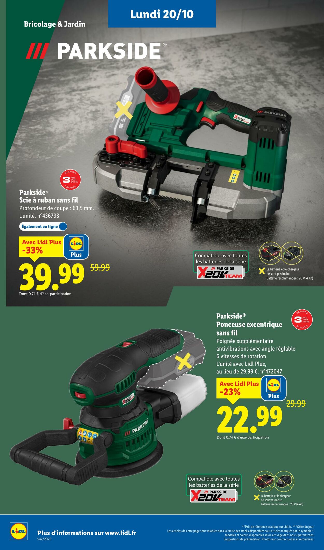Catalogue Lidl 16.10.2025 - 20.10.2025