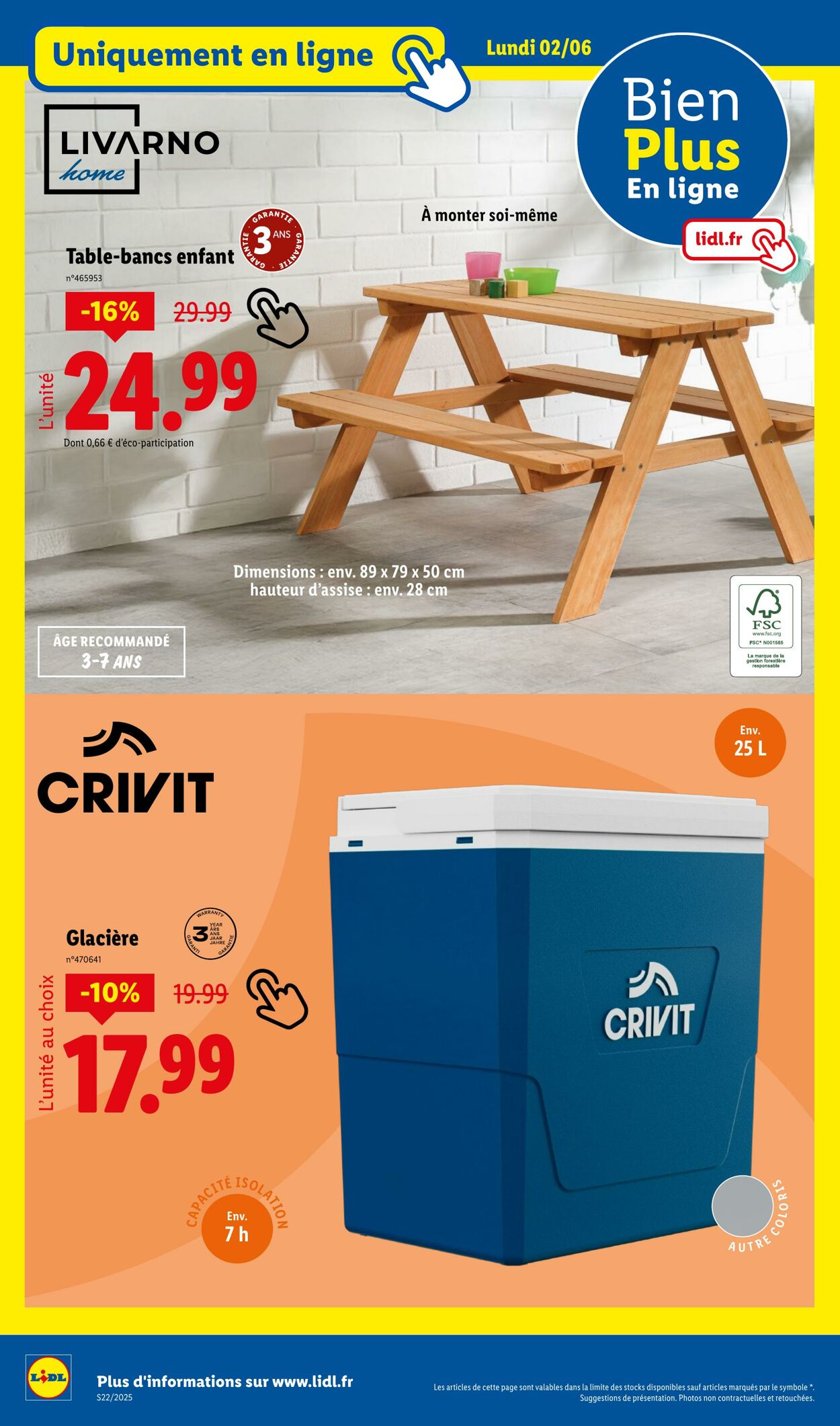 Catalogue Lidl 29.05.2025 - 02.06.2025