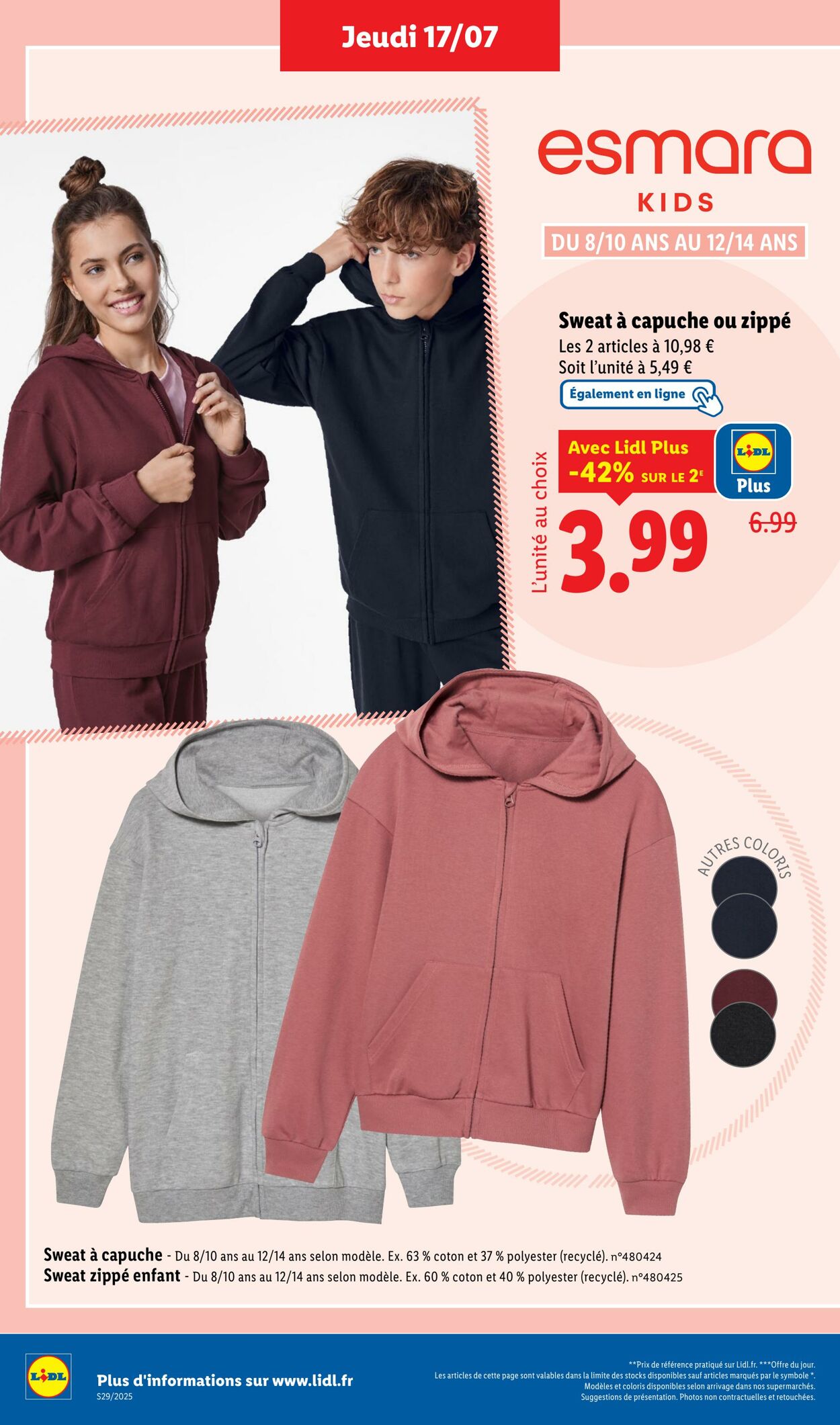 Catalogue Lidl 17.07.2025 - 21.07.2025