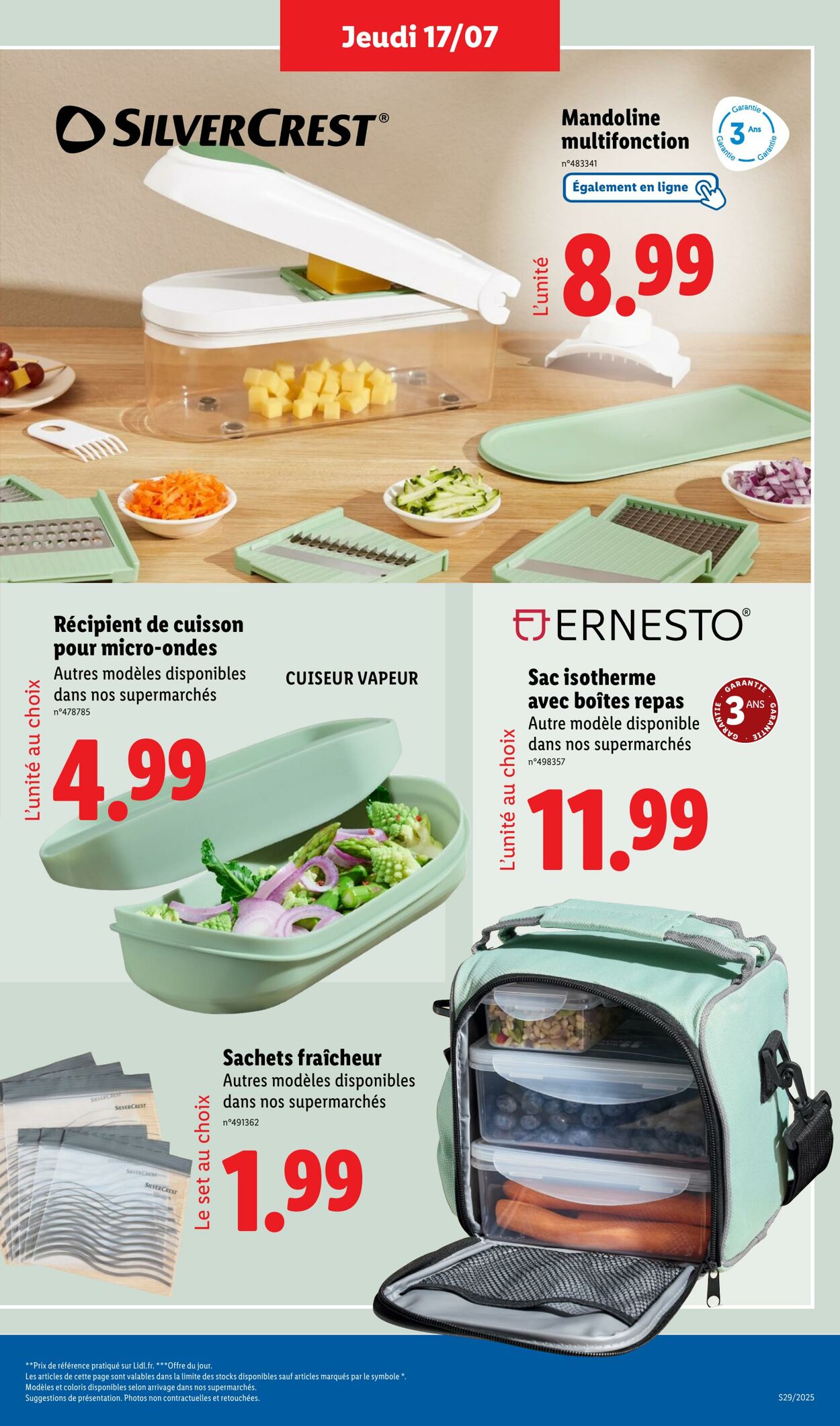 Catalogue Lidl 17.07.2025 - 21.07.2025