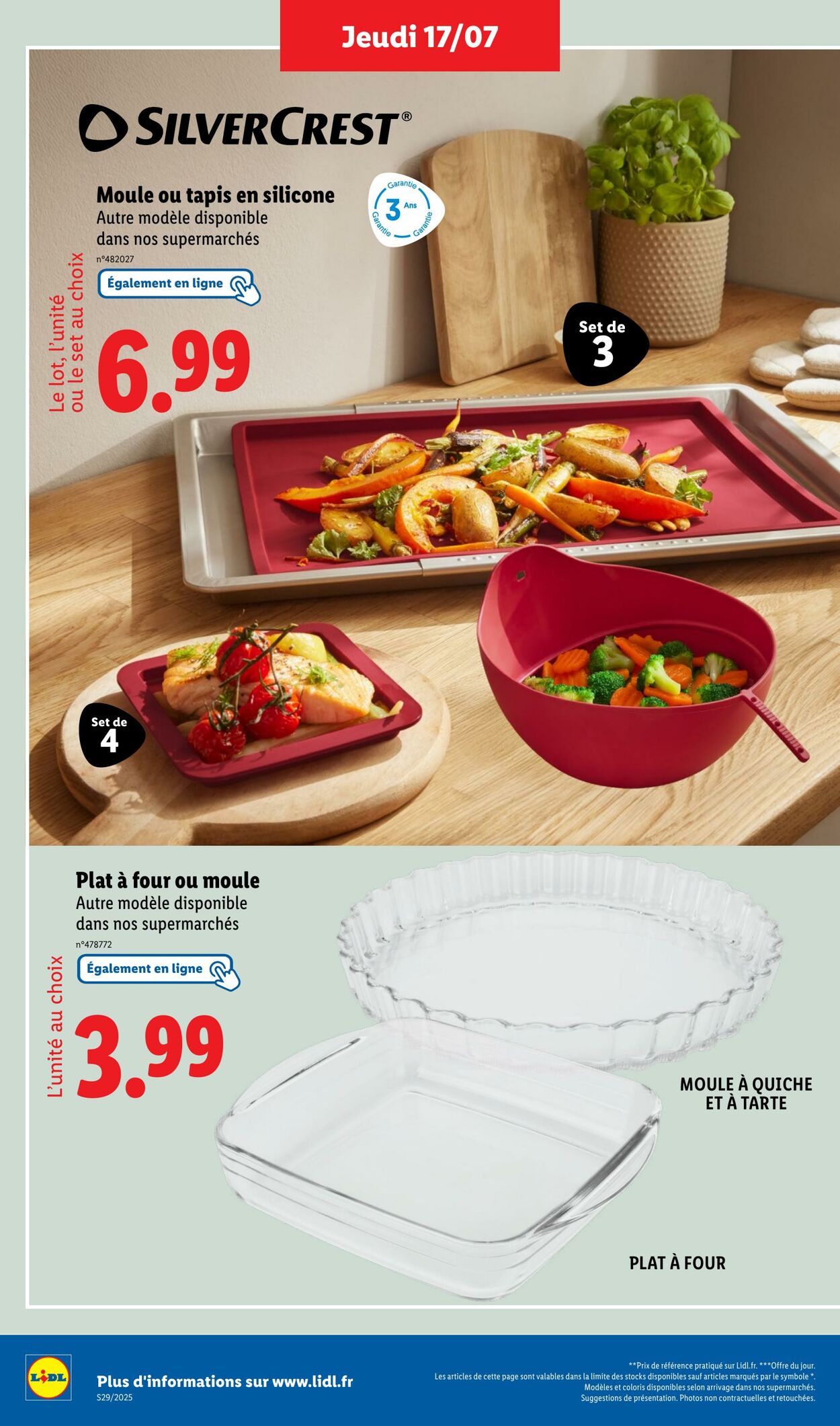 Catalogue Lidl 17.07.2025 - 21.07.2025
