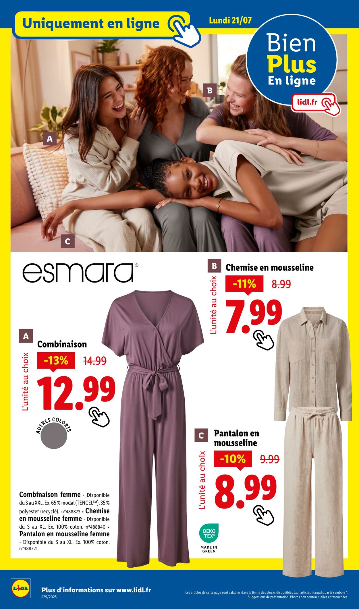 Catalogue Lidl 17.07.2025 - 21.07.2025