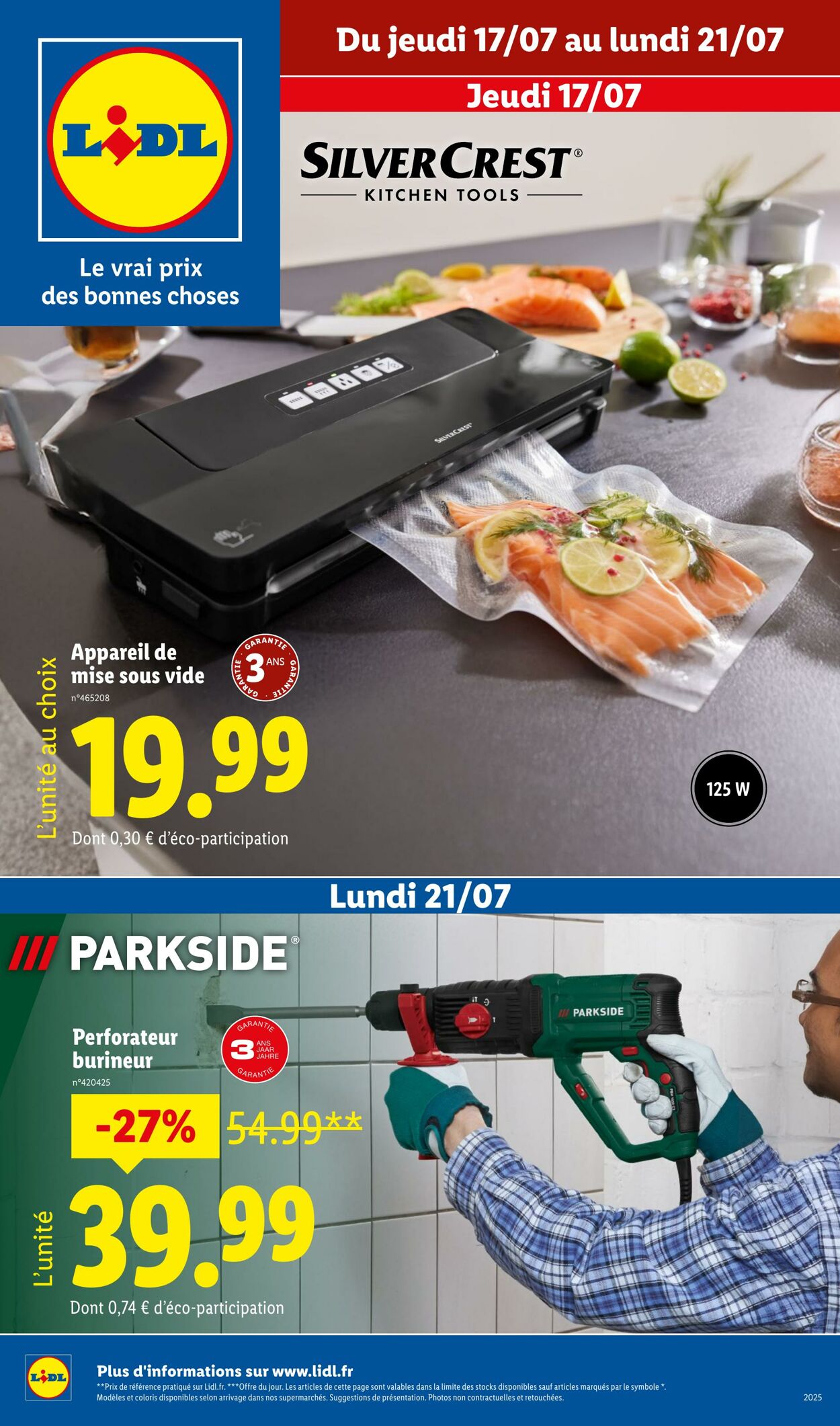 Catalogue Lidl 17.07.2025 - 21.07.2025