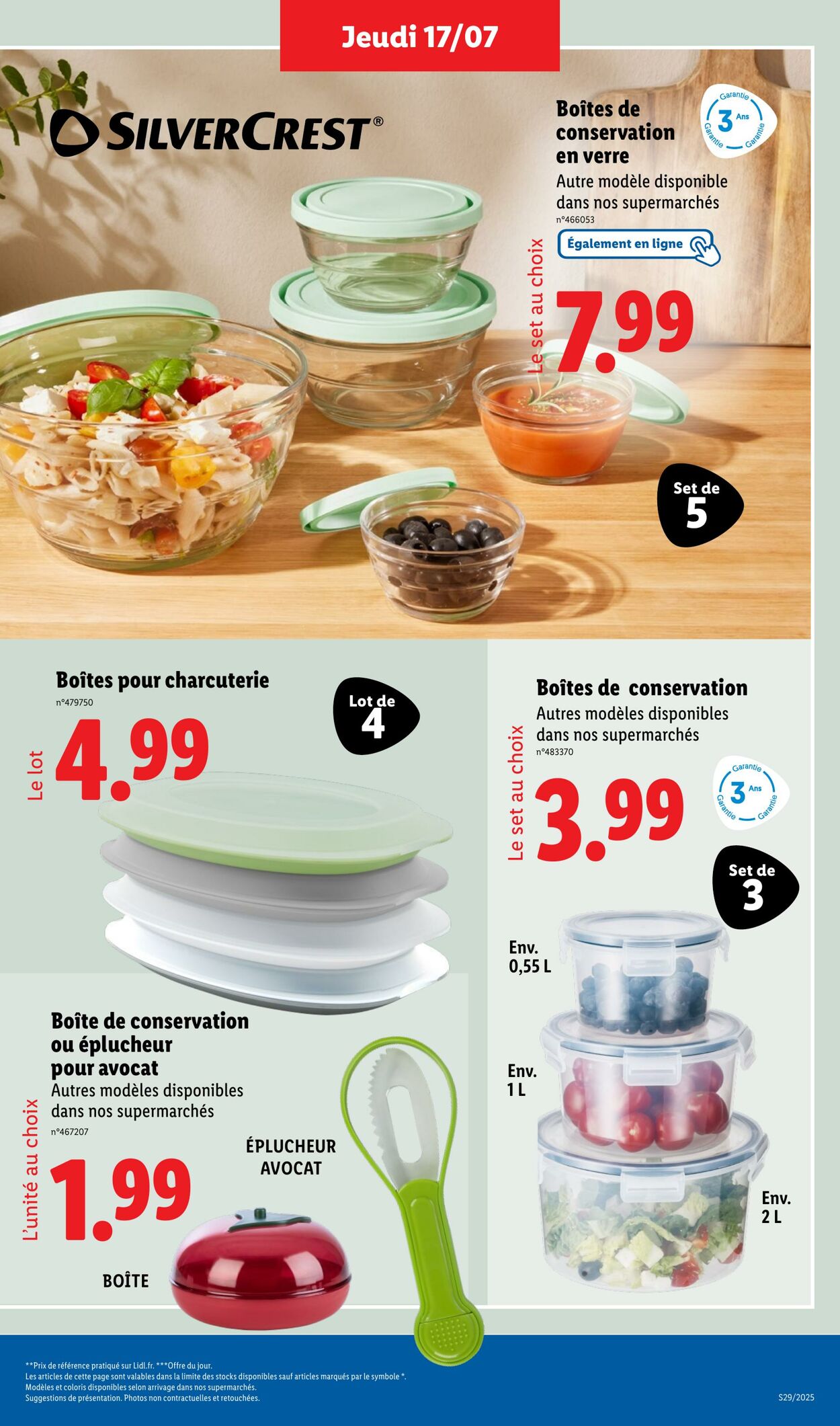 Catalogue Lidl 17.07.2025 - 21.07.2025