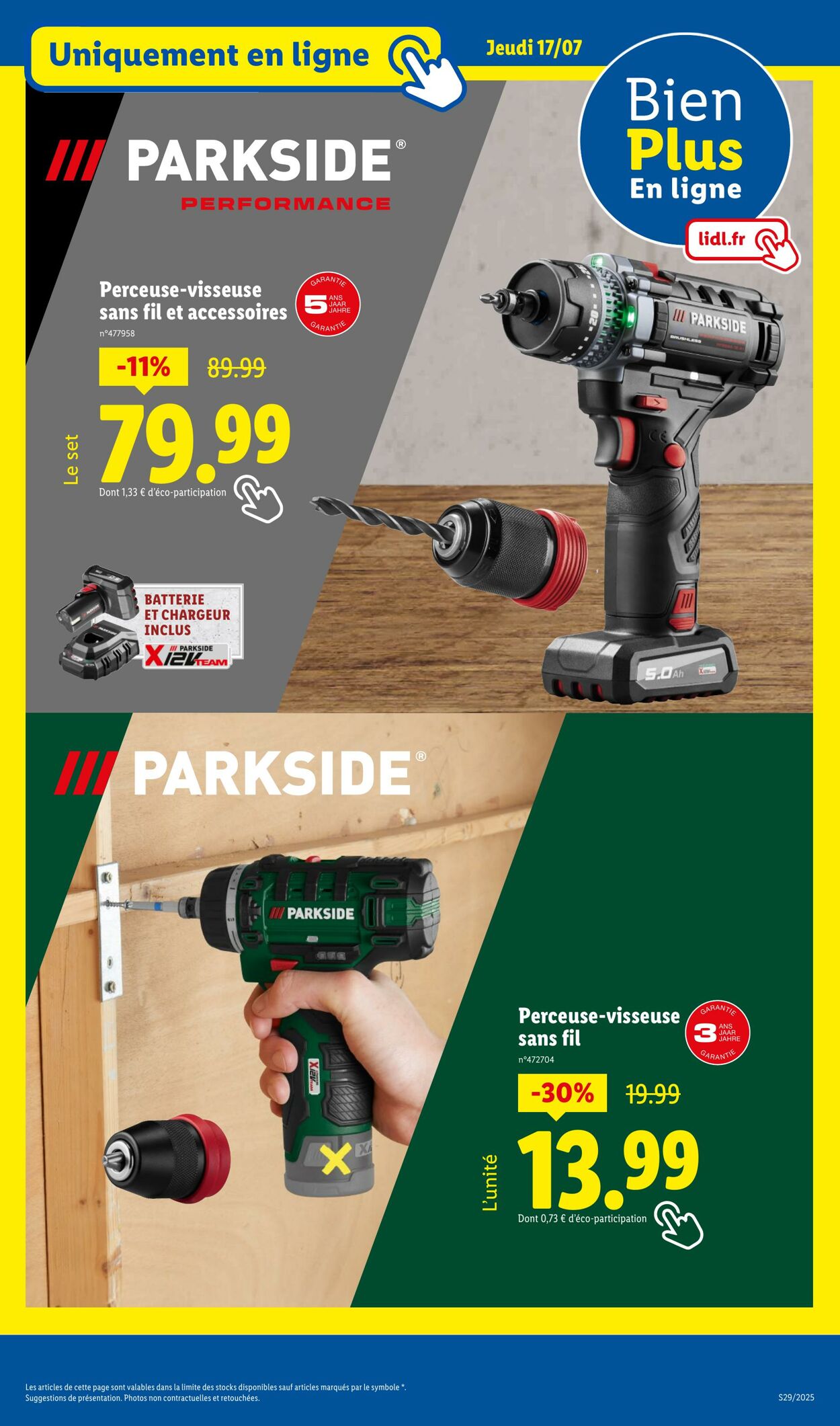 Catalogue Lidl 17.07.2025 - 21.07.2025