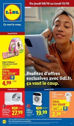 Catalogue Lidl 09.10.2025 - 13.10.2025