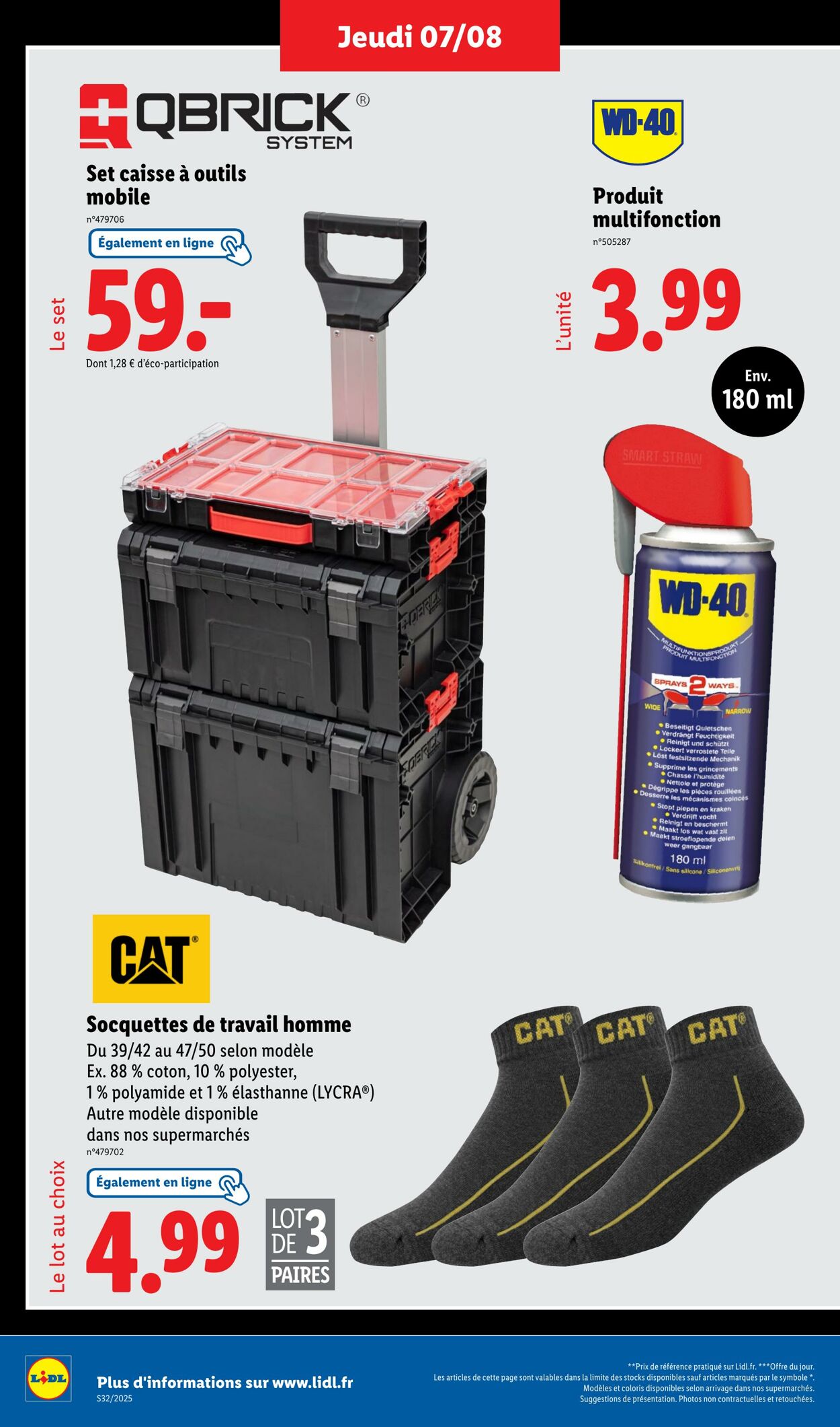 Catalogue Lidl 07.08.2025 - 11.08.2025