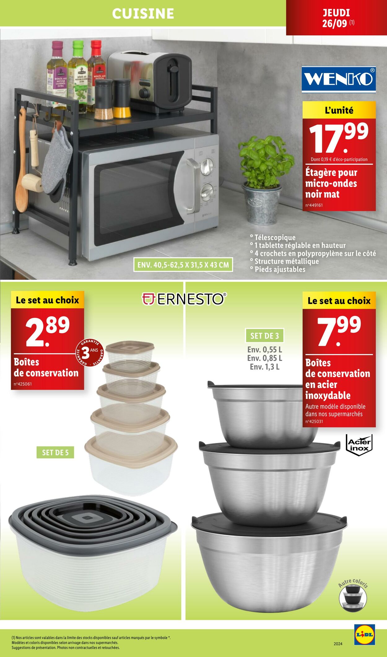 Catalogue Lidl 23.09.2024 - 26.09.2024