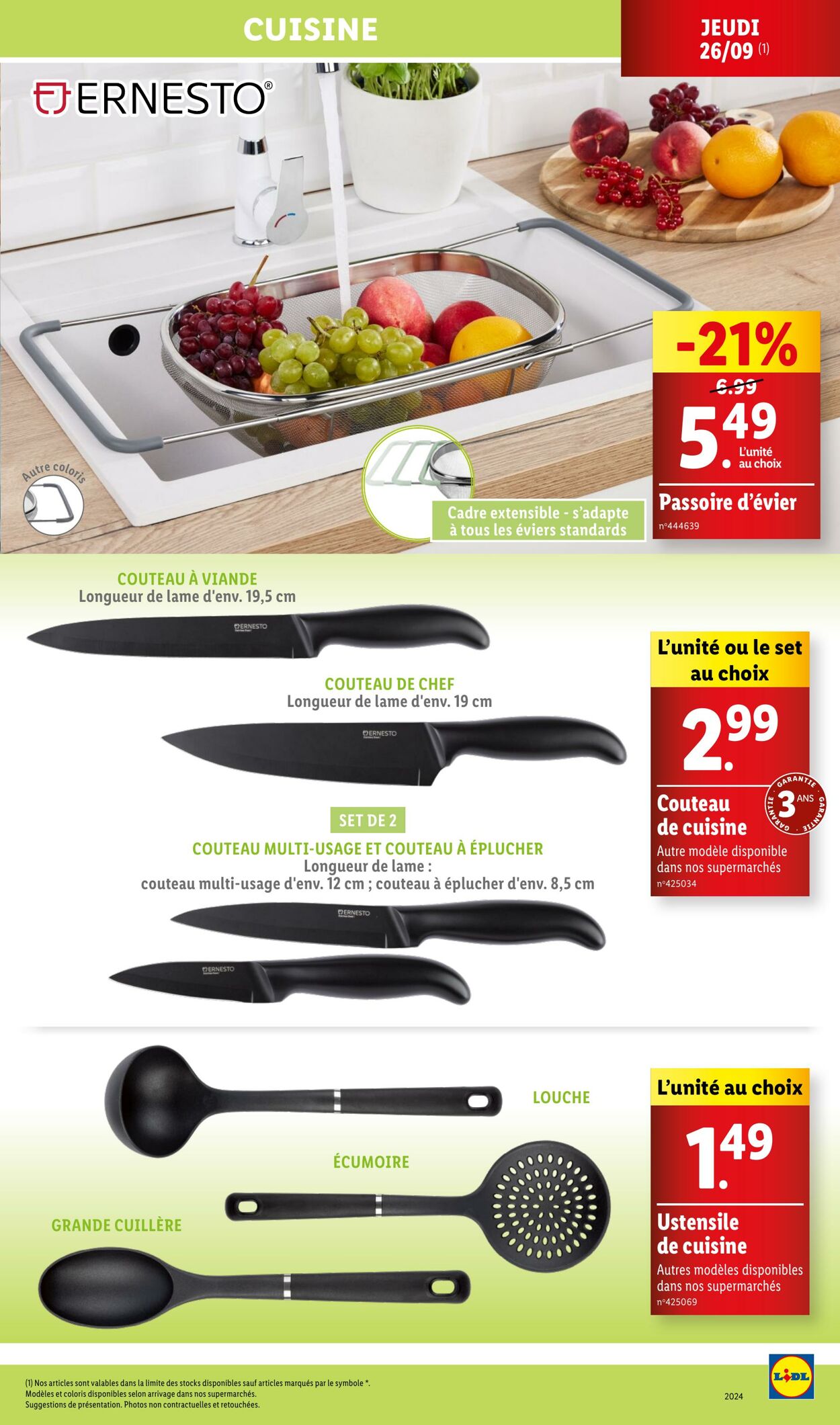 Catalogue Lidl 23.09.2024 - 26.09.2024