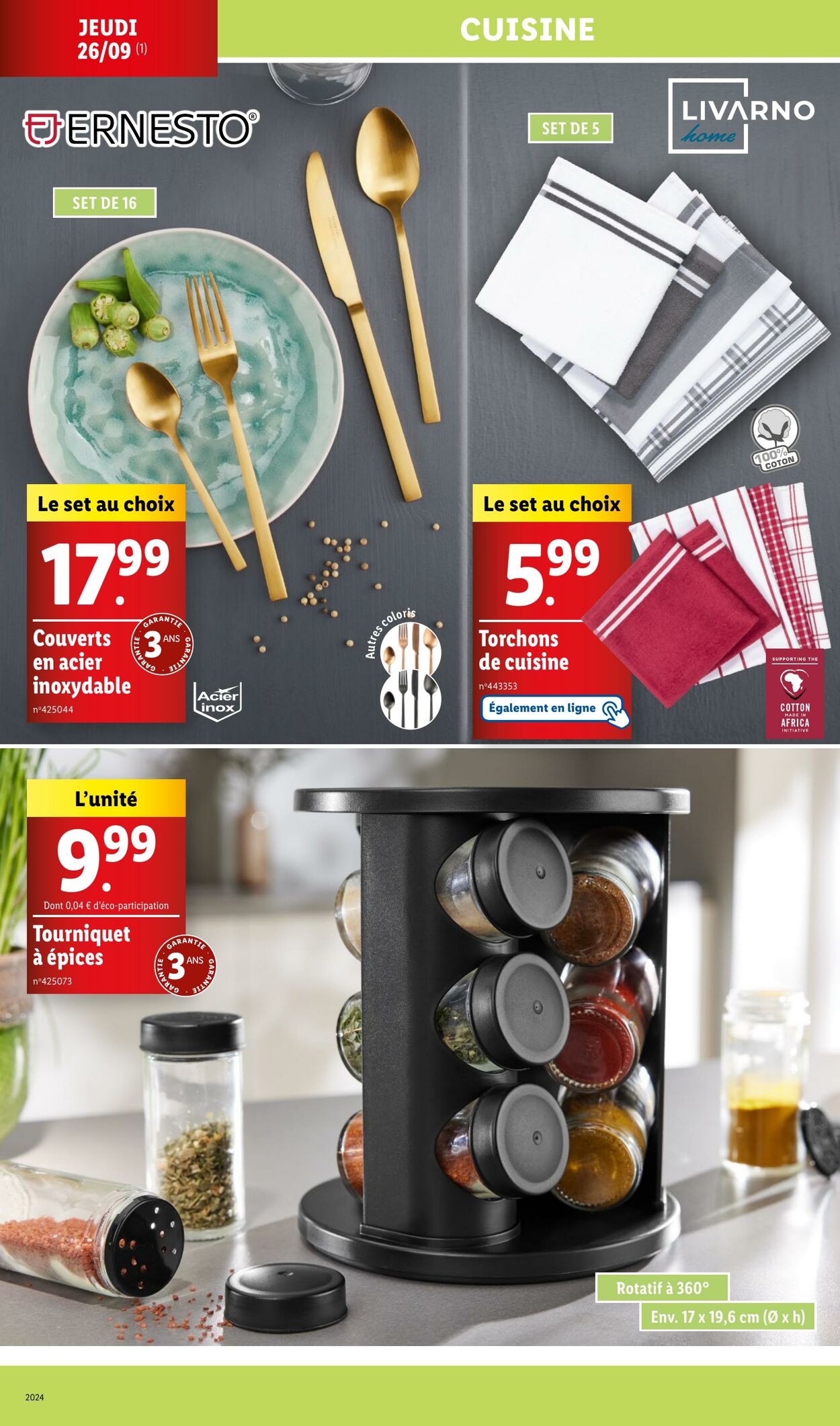 Catalogue Lidl 23.09.2024 - 26.09.2024