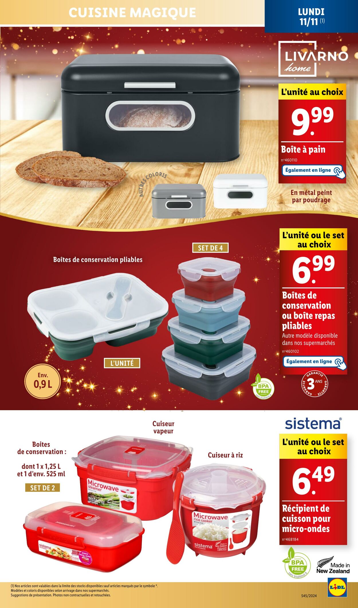 Catalogue Lidl 07.11.2024 - 11.11.2024