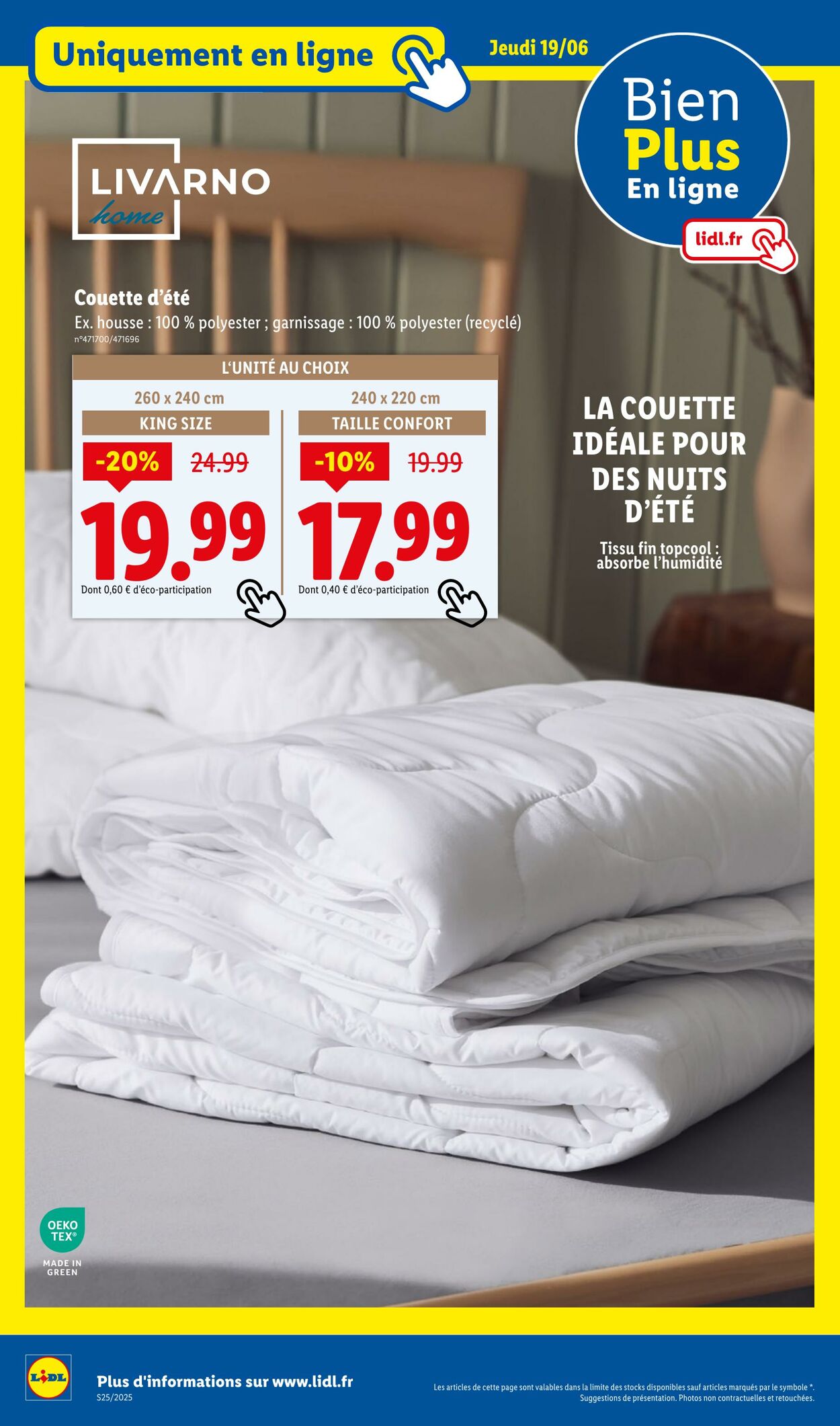 Catalogue Lidl 19.06.2025 - 23.06.2025