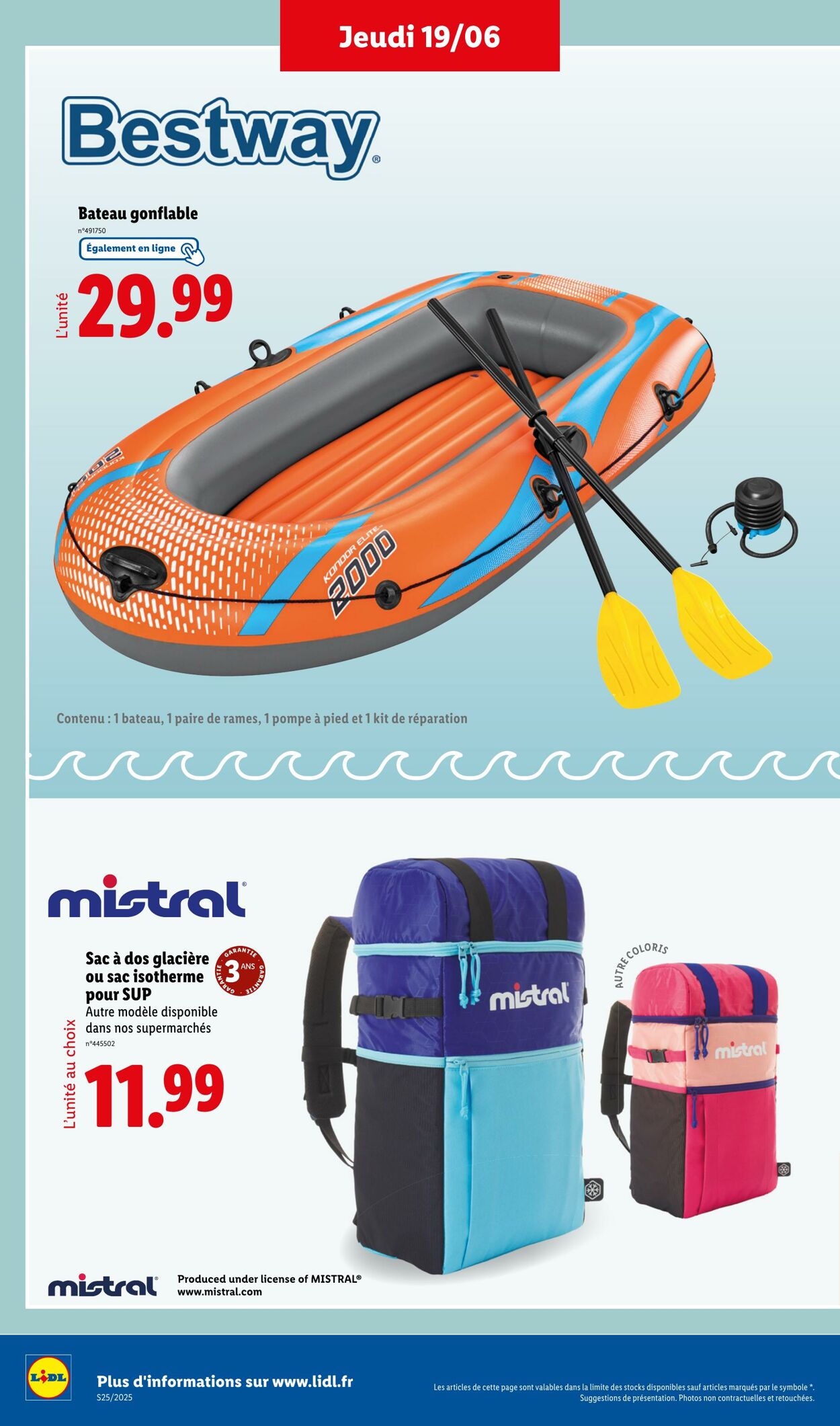 Catalogue Lidl 19.06.2025 - 23.06.2025