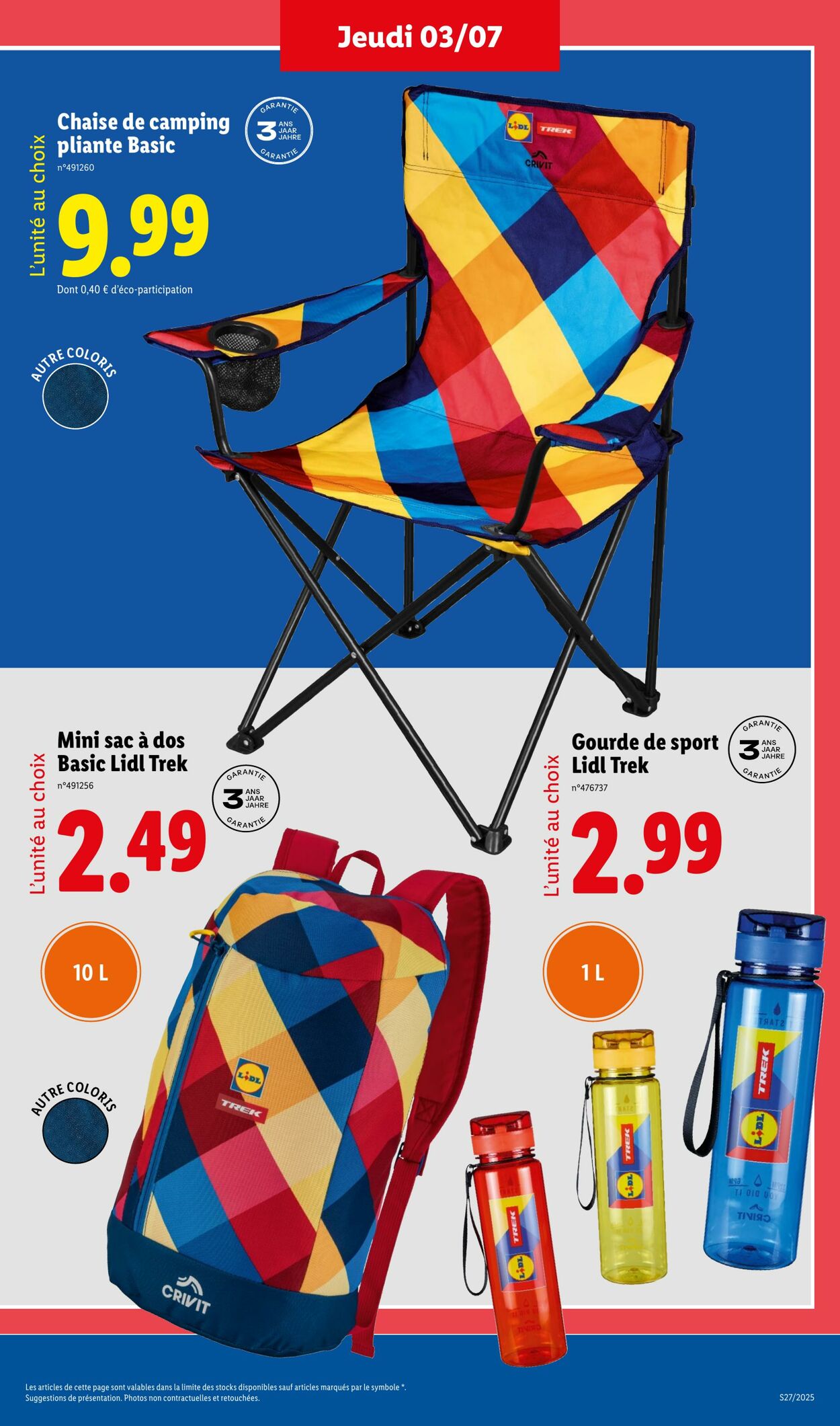 Catalogue Lidl 03.07.2025 - 07.07.2025