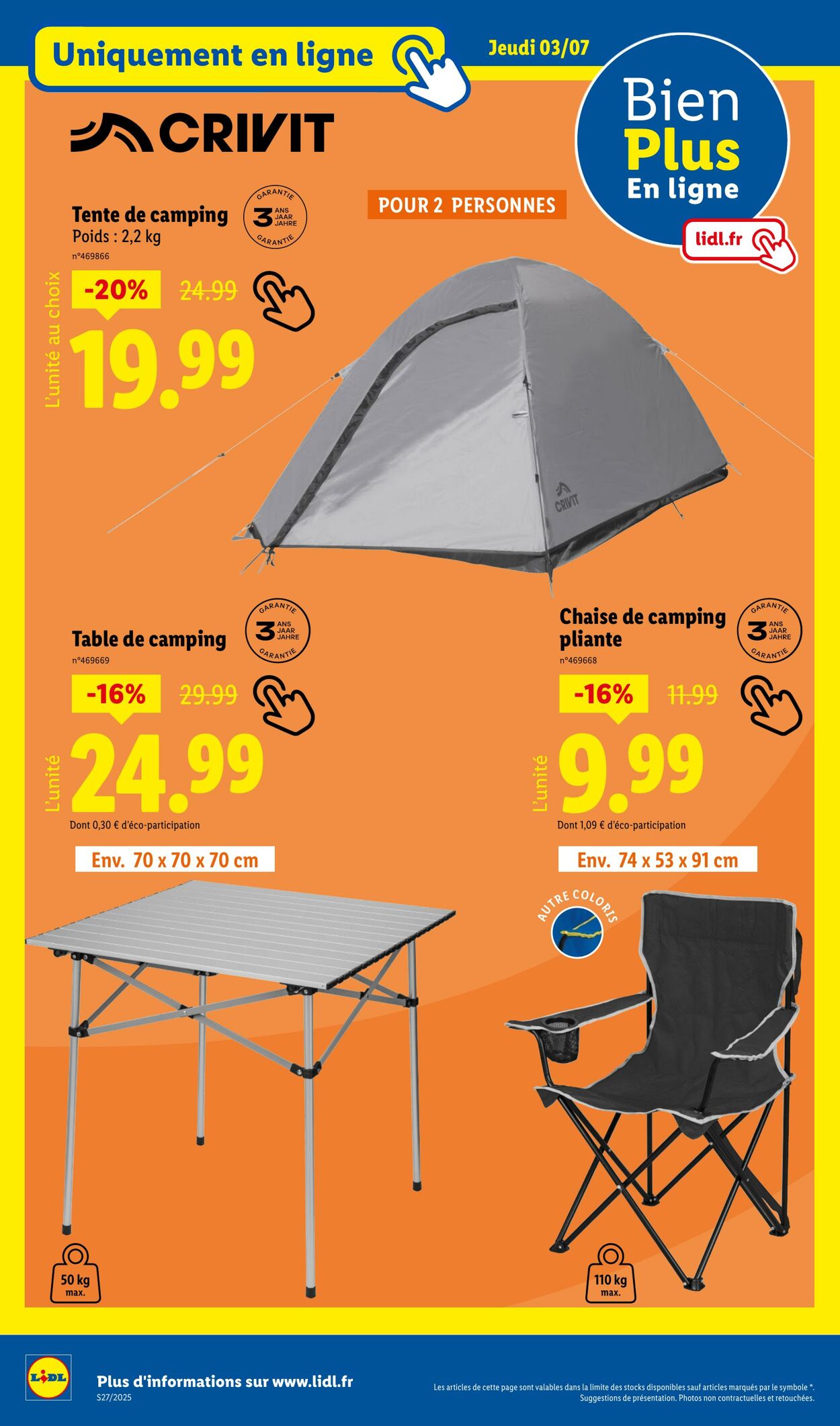 Catalogue Lidl 03.07.2025 - 07.07.2025