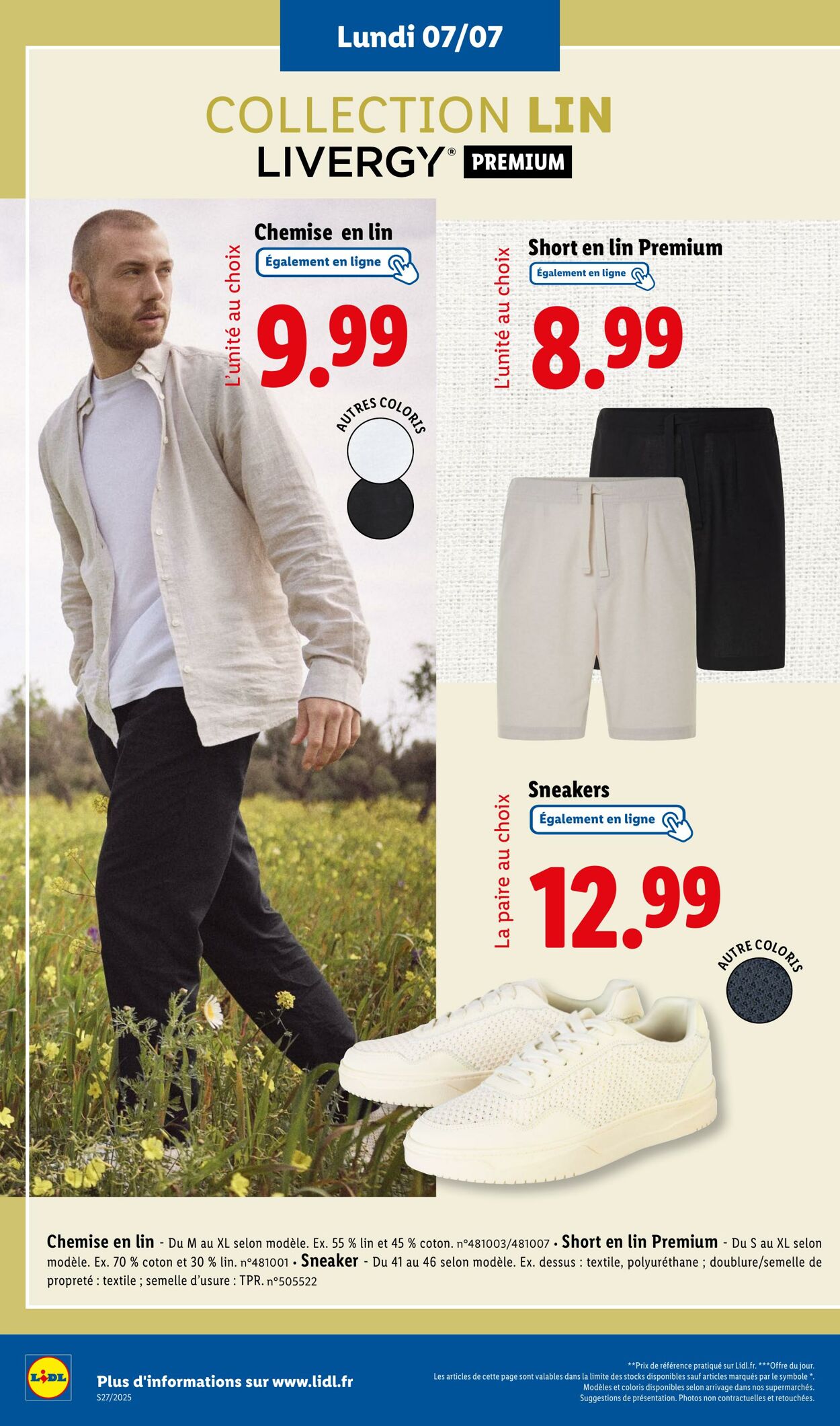 Catalogue Lidl 03.07.2025 - 07.07.2025