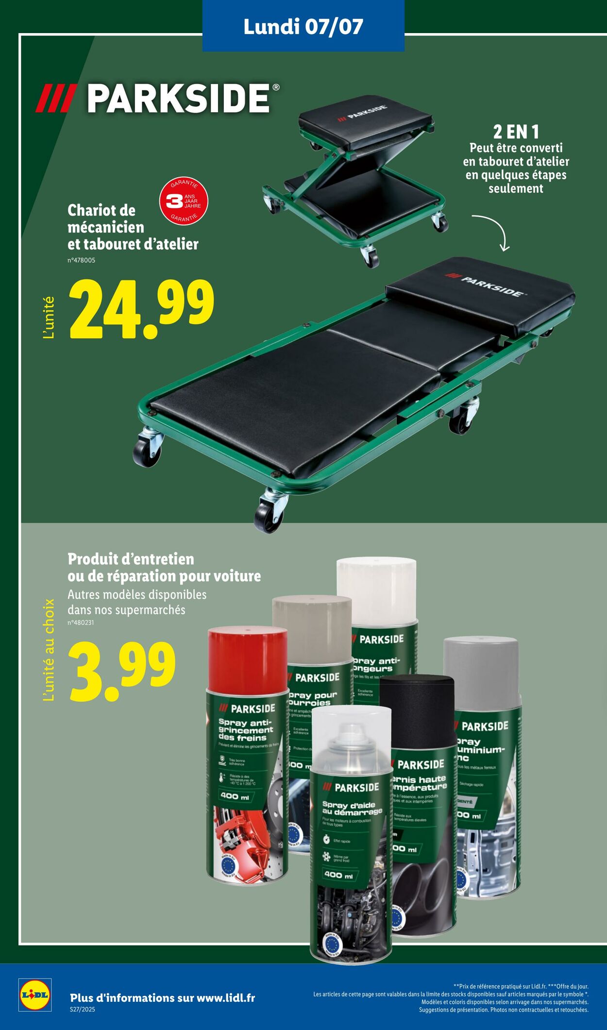 Catalogue Lidl 03.07.2025 - 07.07.2025