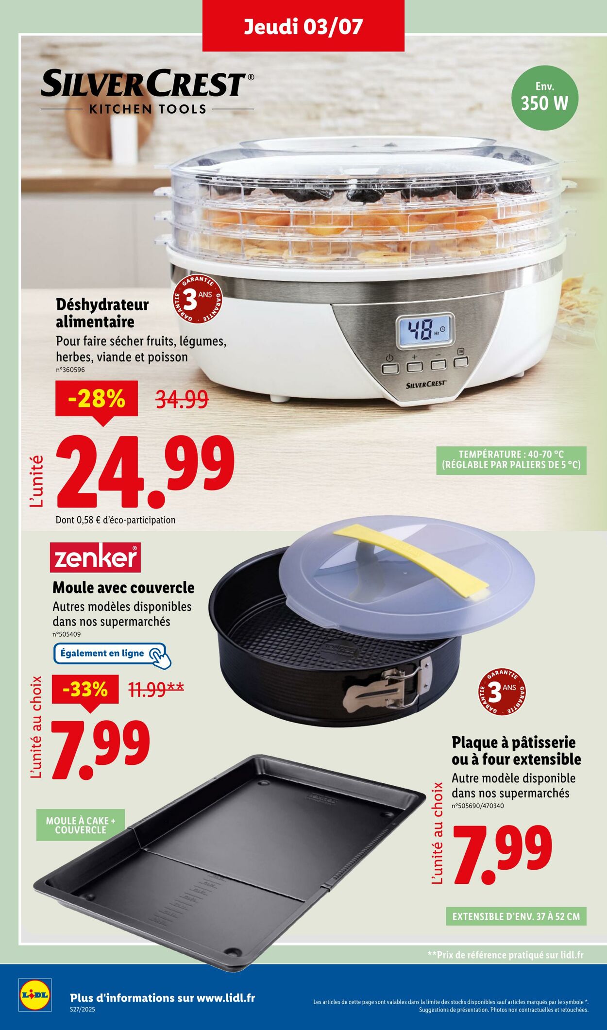 Catalogue Lidl 03.07.2025 - 07.07.2025