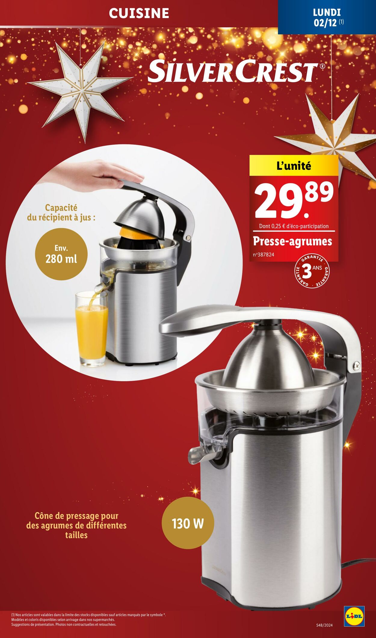 Catalogue Lidl 02.12.2024 - 05.12.2024